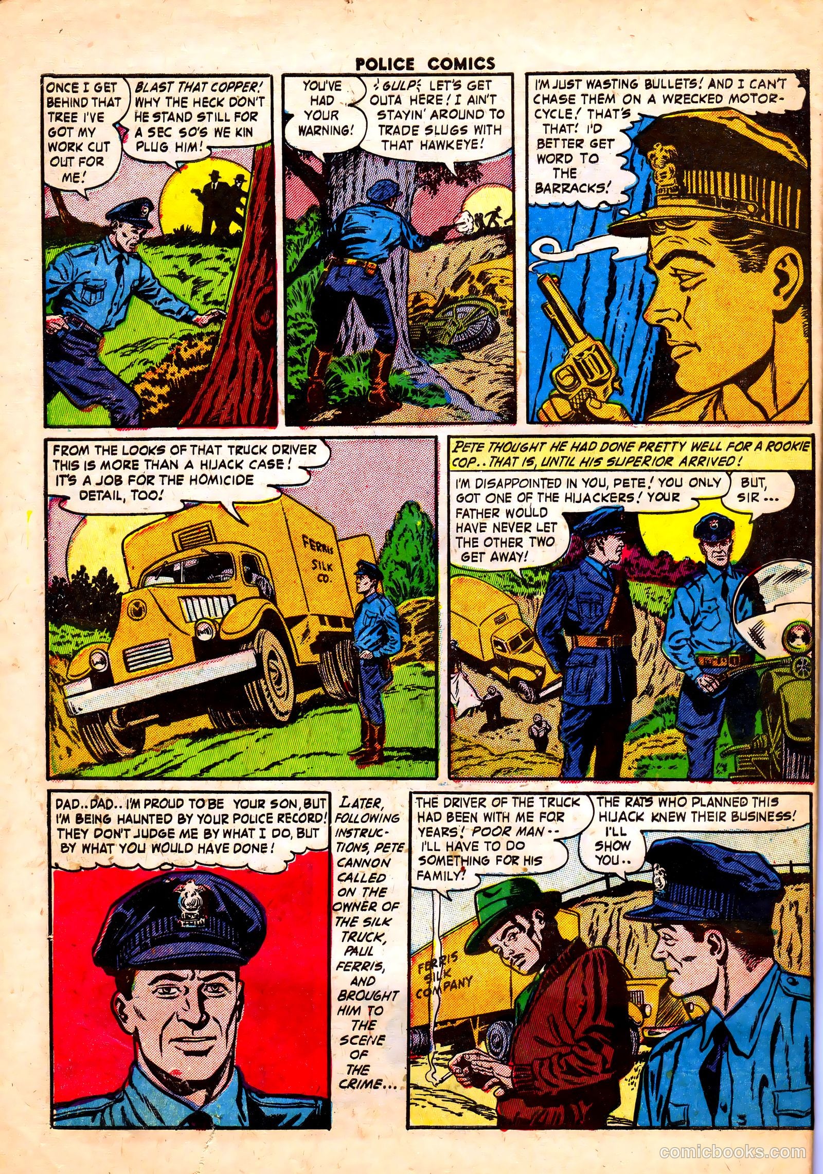Police Comics #127 (1953) — page 30 of 37
