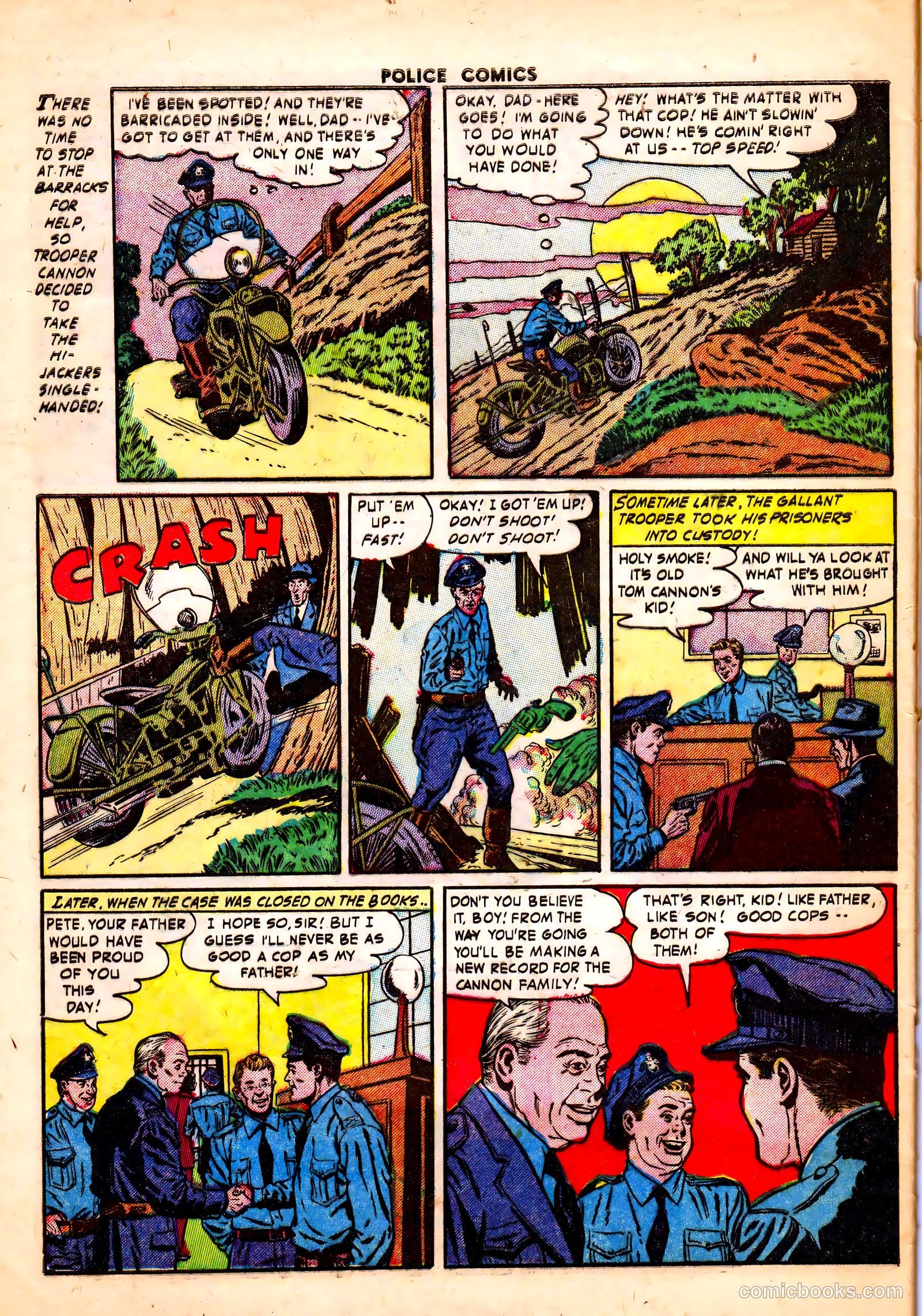 Police Comics #127 (1953) — page 32 of 37