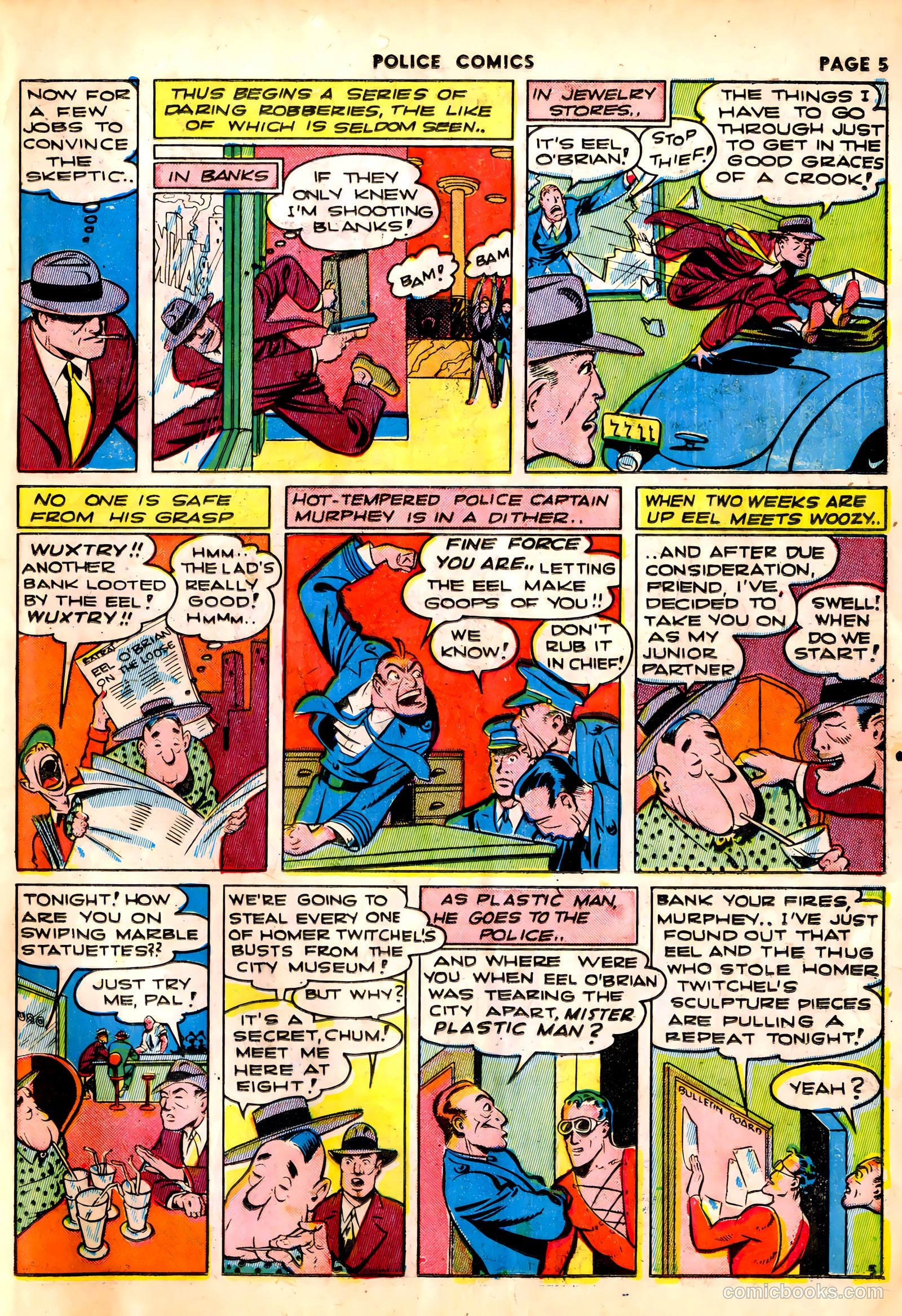 Police Comics #13 (1942) — page 7 of 68