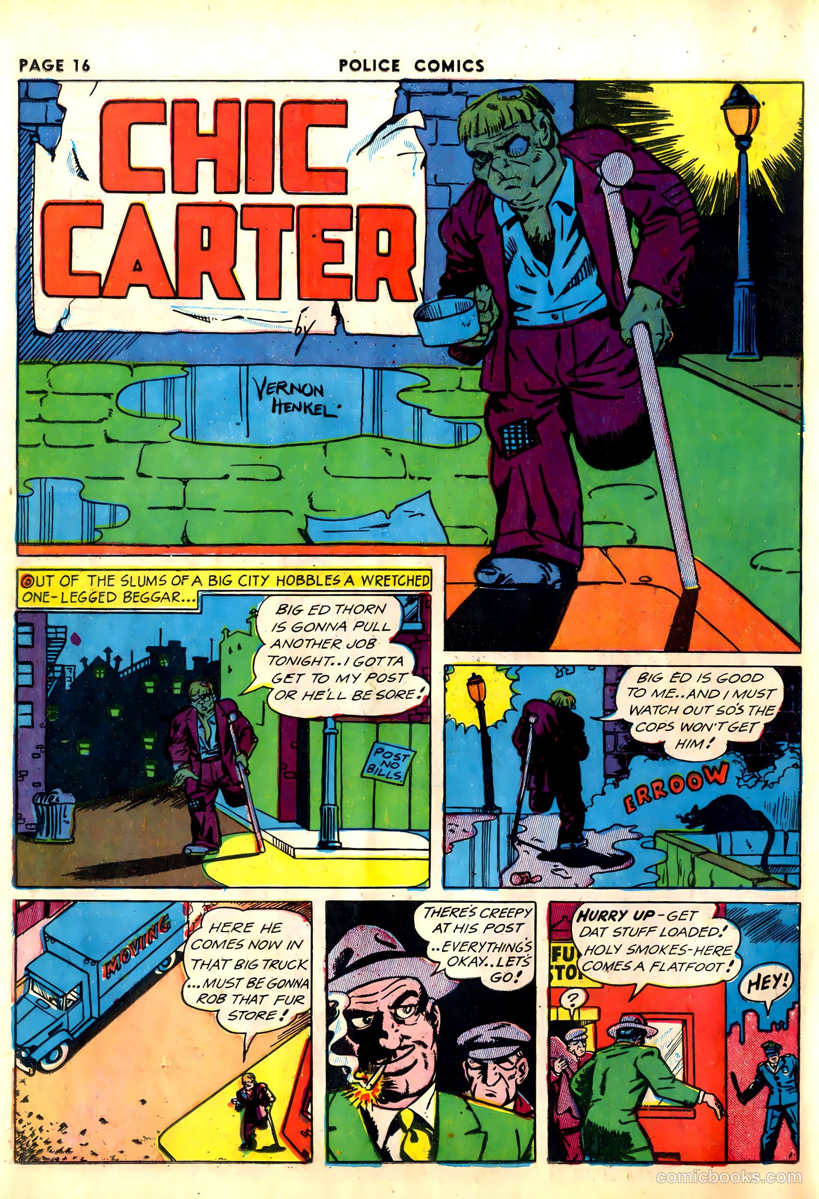 Police Comics #13 (1942) — page 18 of 68