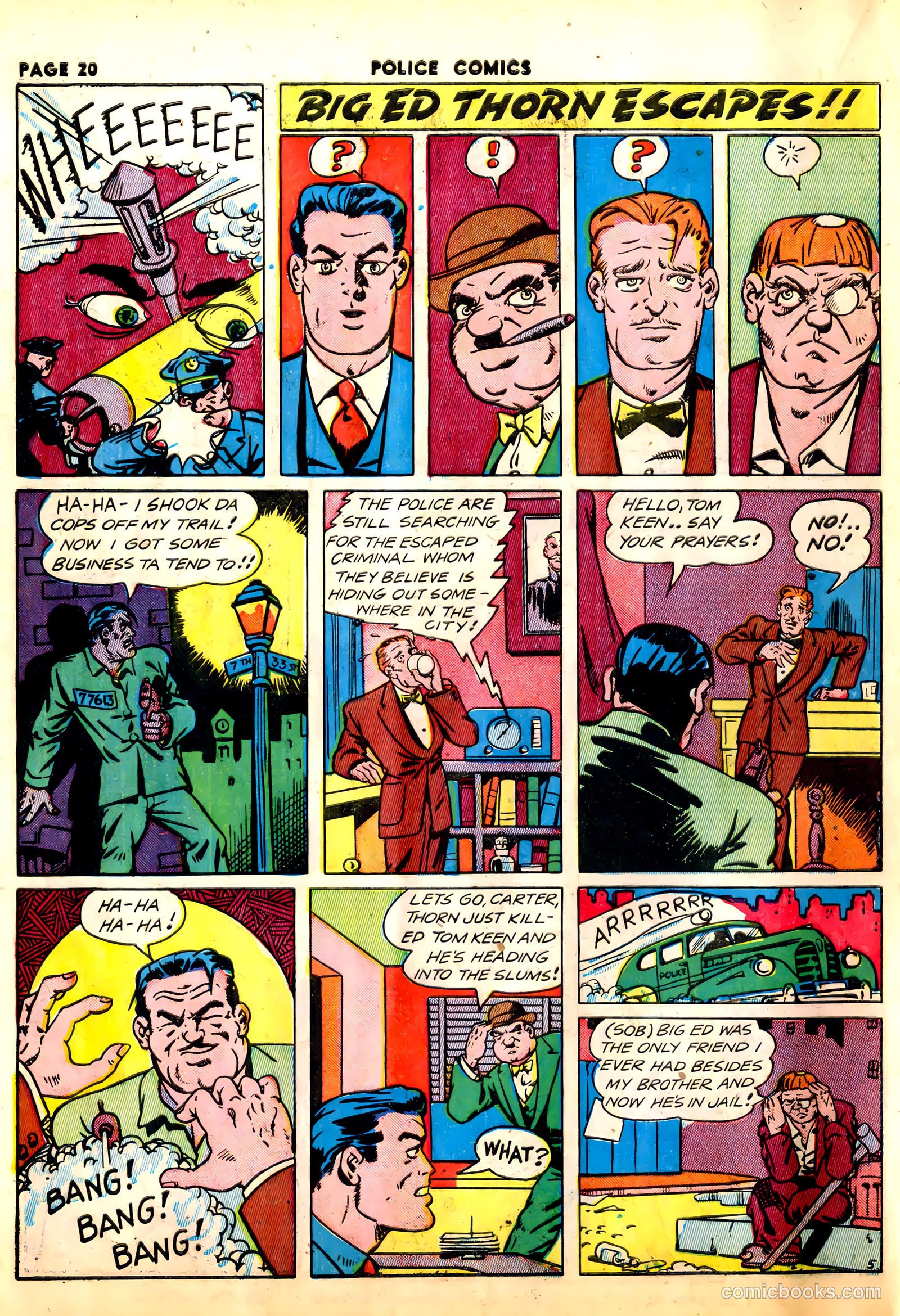 Police Comics #13 (1942) — page 22 of 68