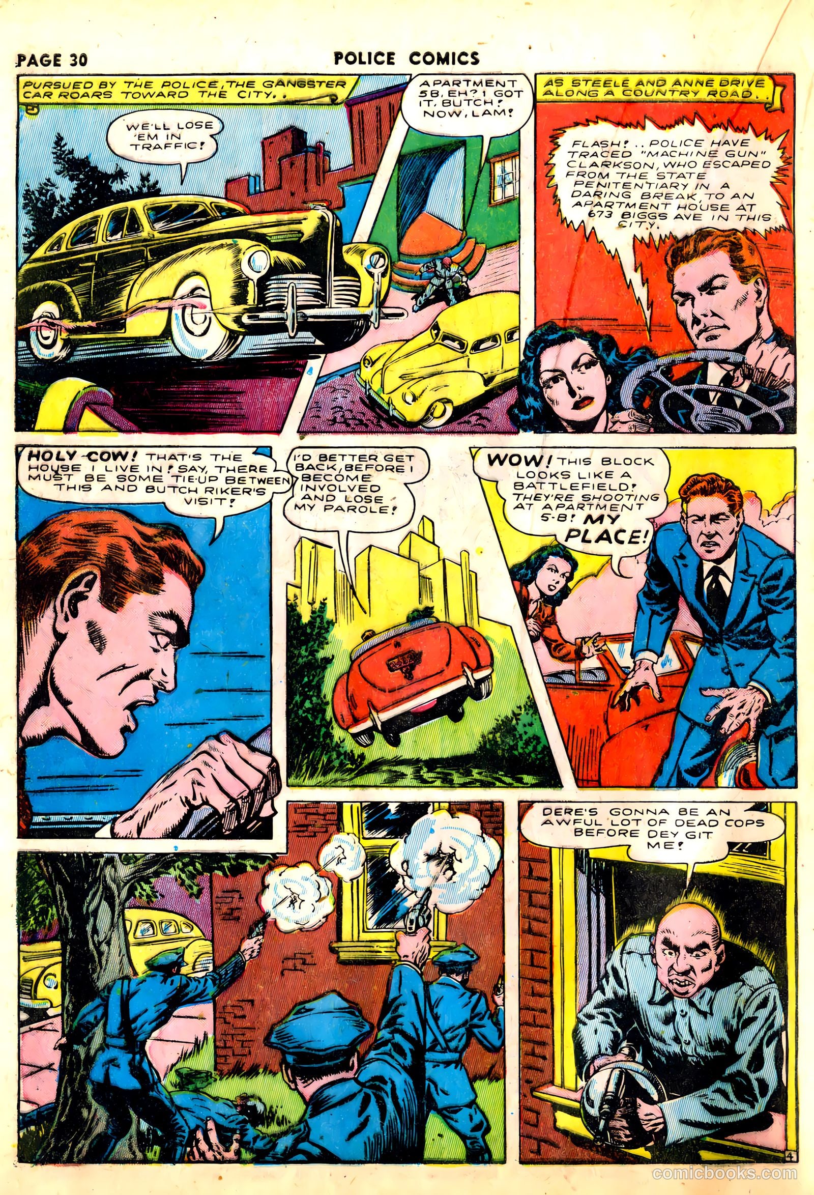 Police Comics #13 (1942) — page 32 of 68