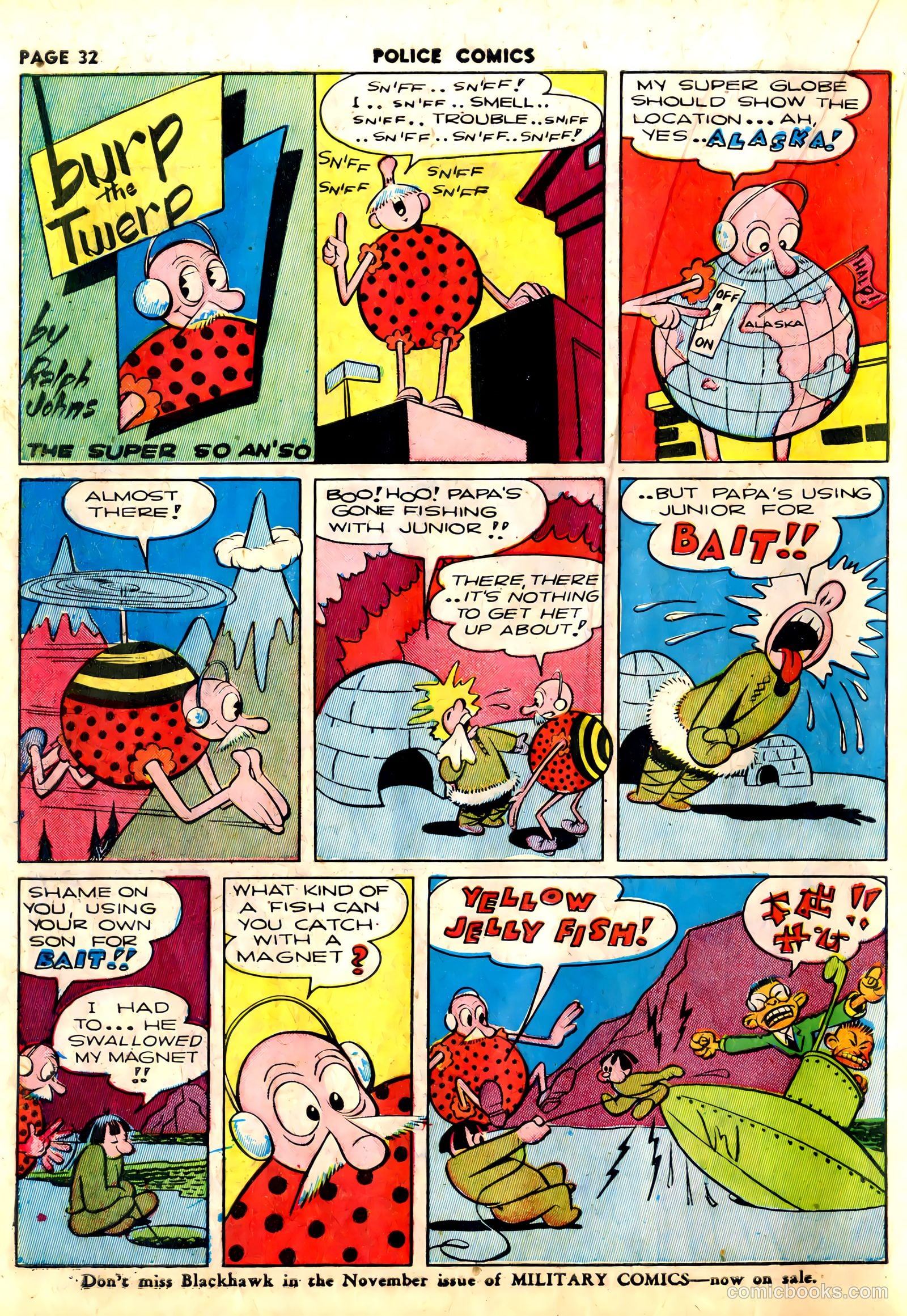 Police Comics #13 (1942) — page 34 of 68