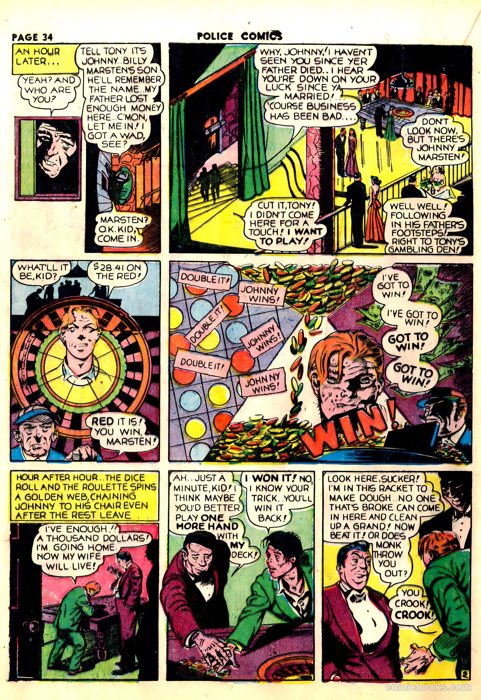 Police Comics #13 (1942) — page 36 of 68
