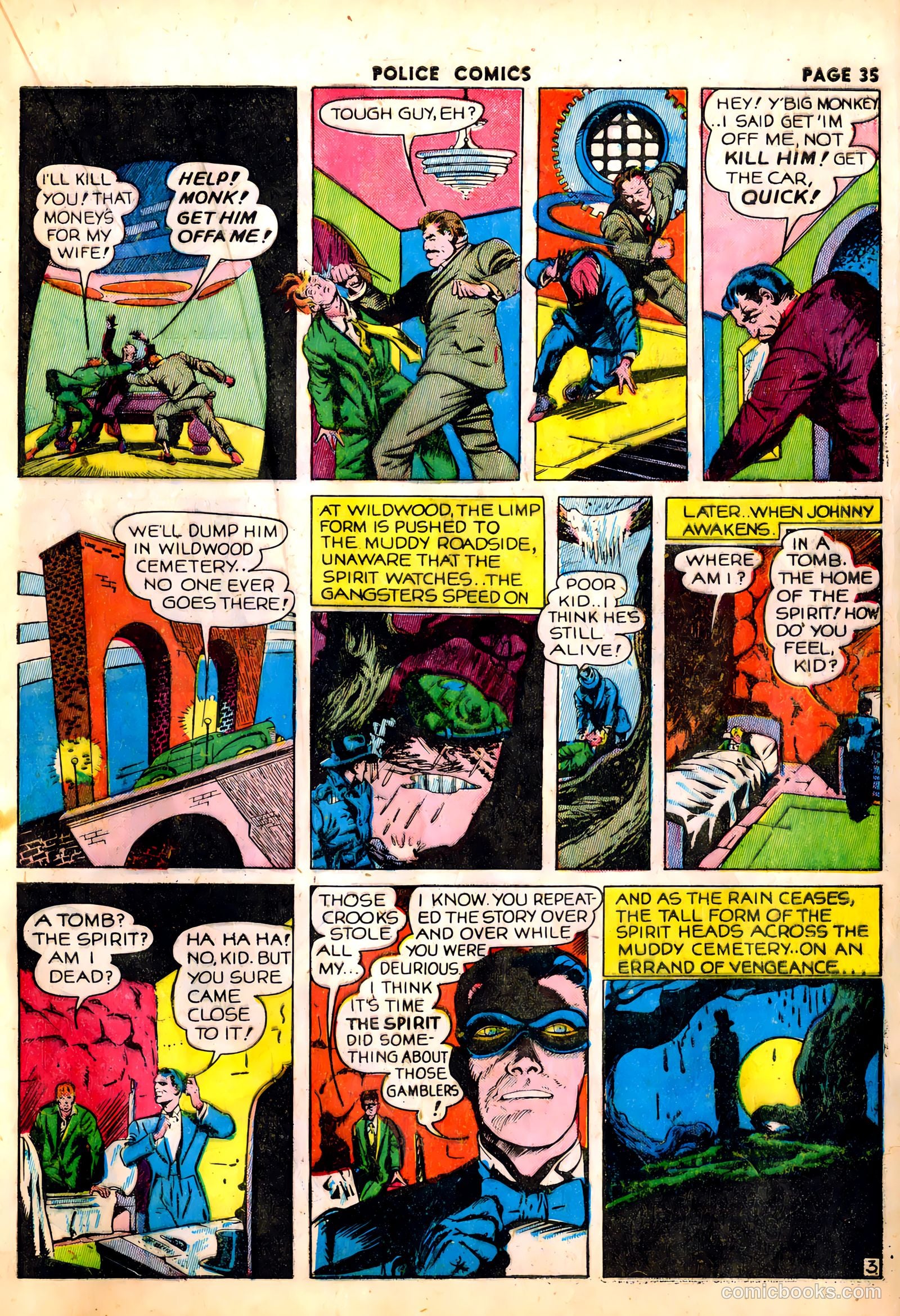 Police Comics #13 (1942) — page 37 of 68