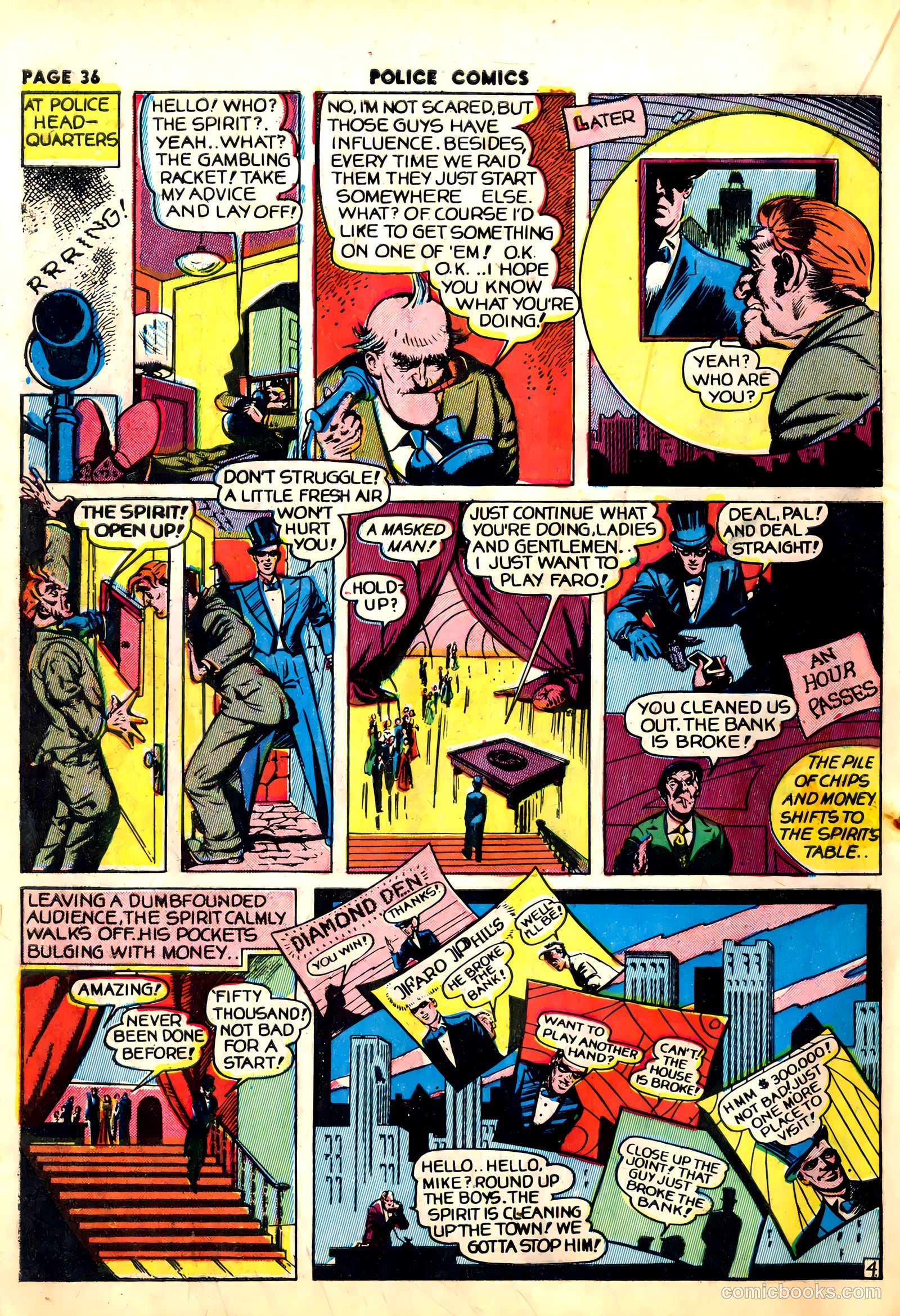 Police Comics #13 (1942) — page 38 of 68