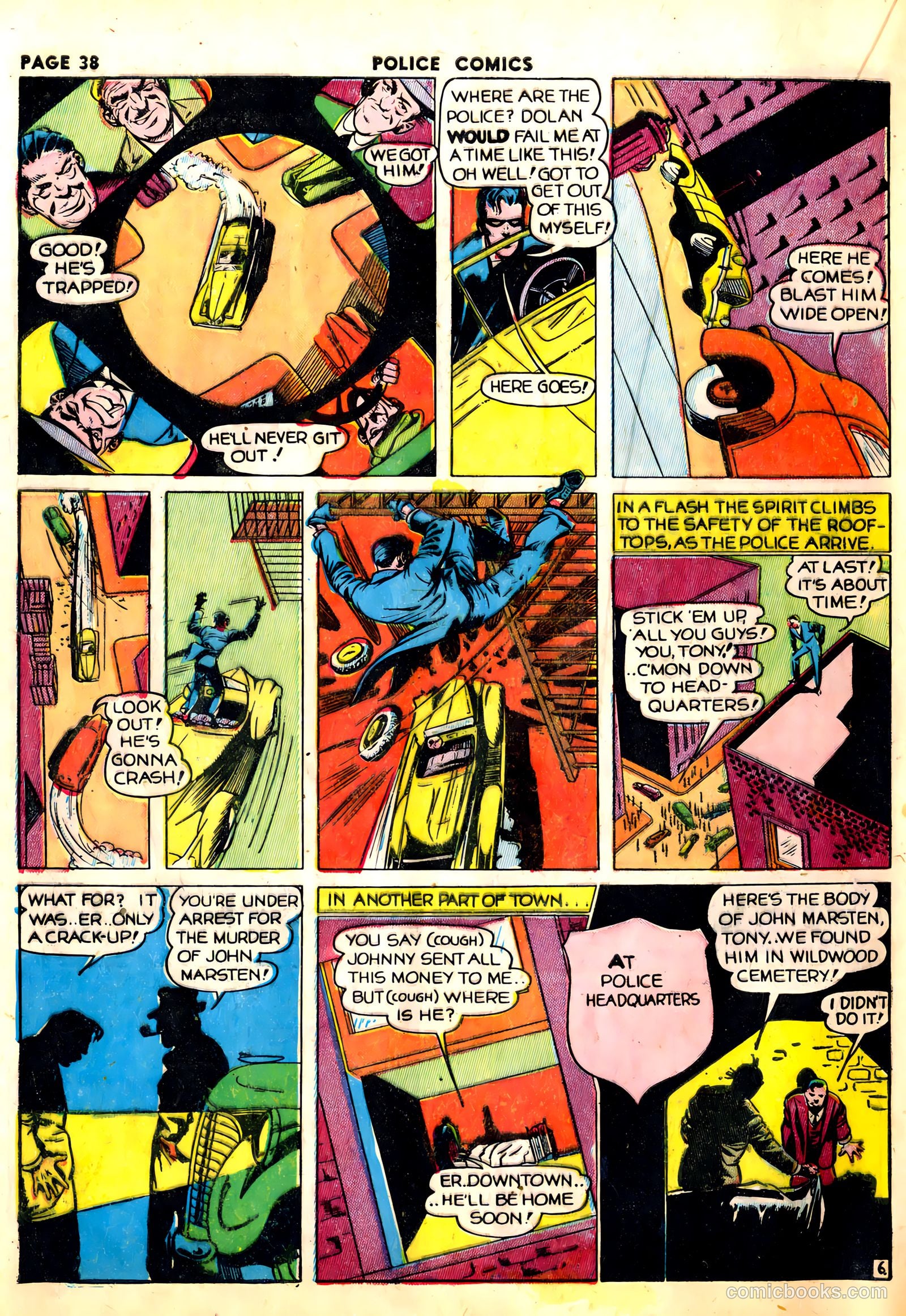 Police Comics #13 (1942) — page 40 of 68