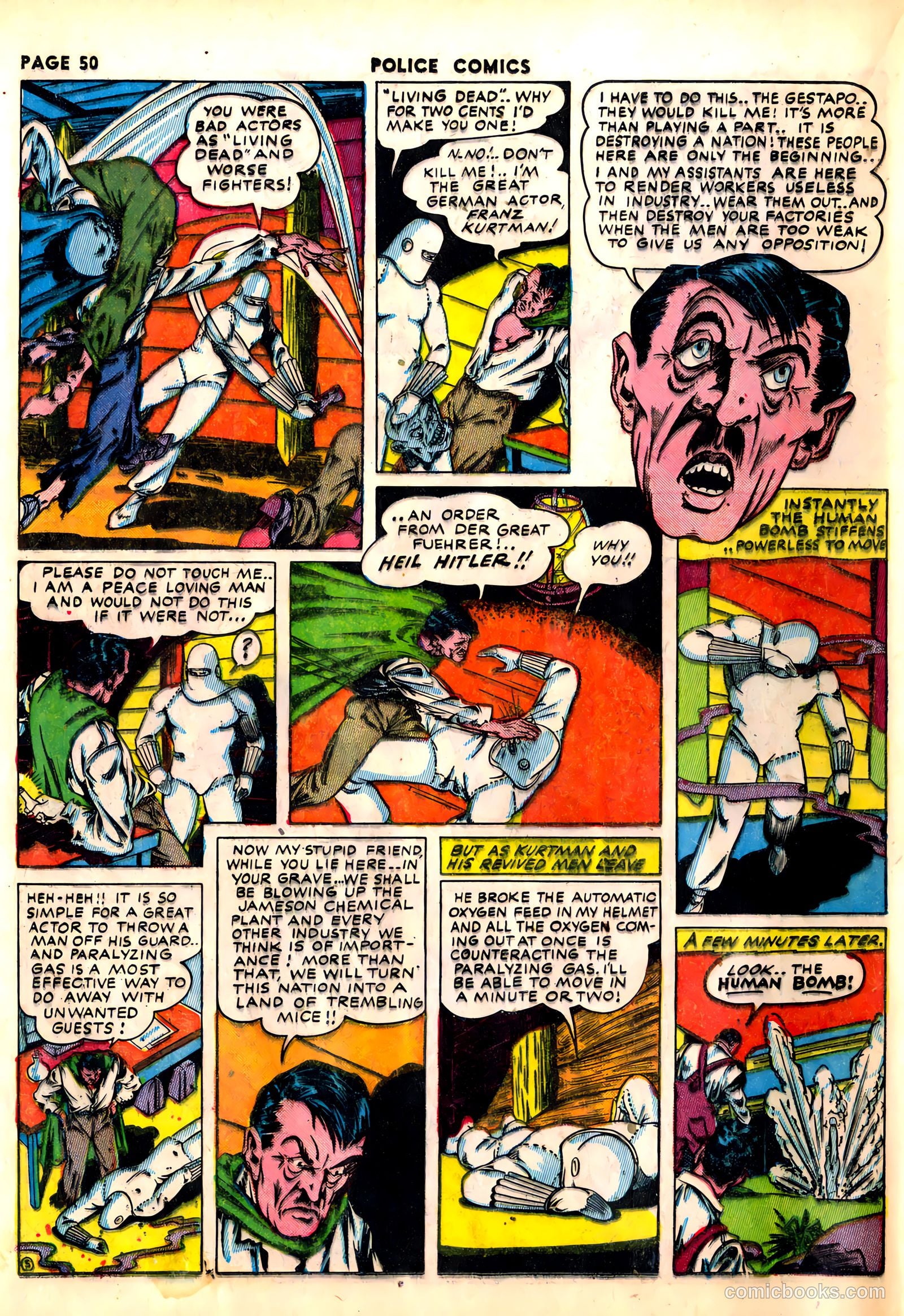 Police Comics #13 (1942) — page 52 of 68