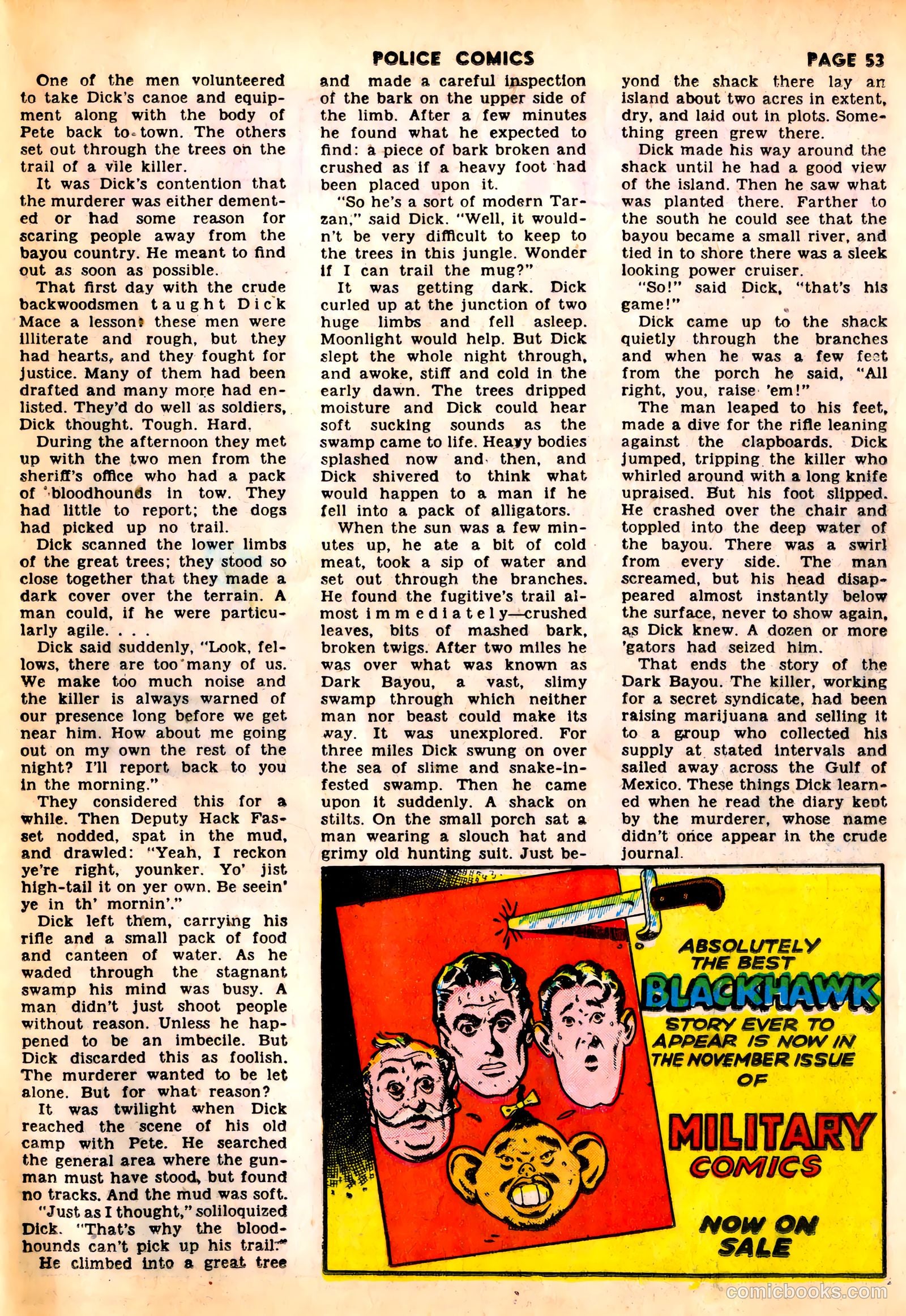 Police Comics #13 (1942) — page 55 of 68