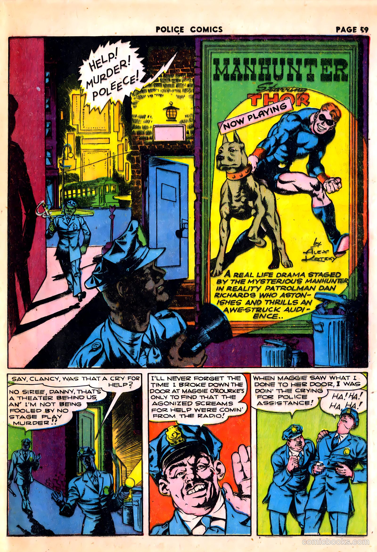 Police Comics #13 (1942) — page 61 of 68