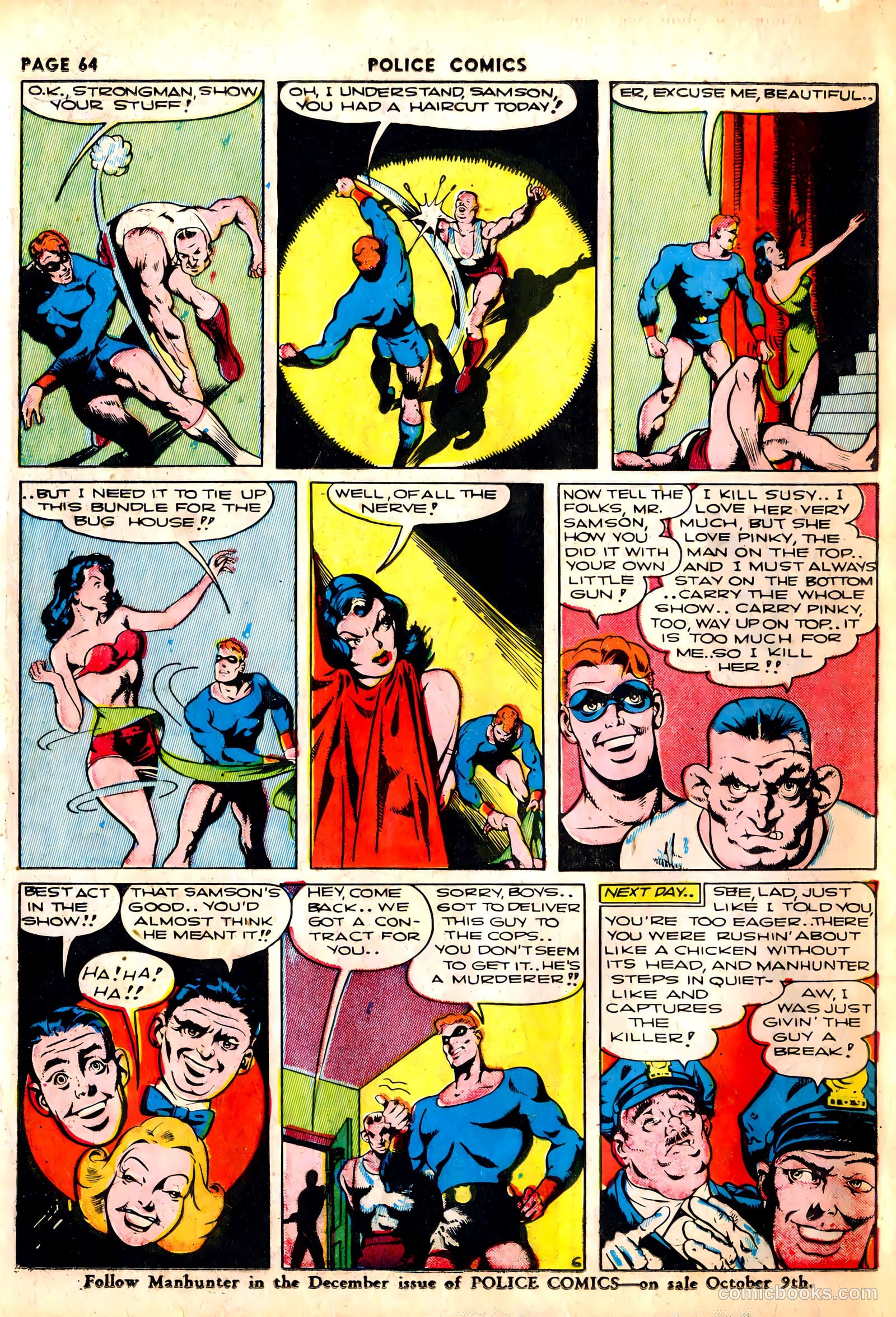 Police Comics #13 (1942) — page 66 of 68
