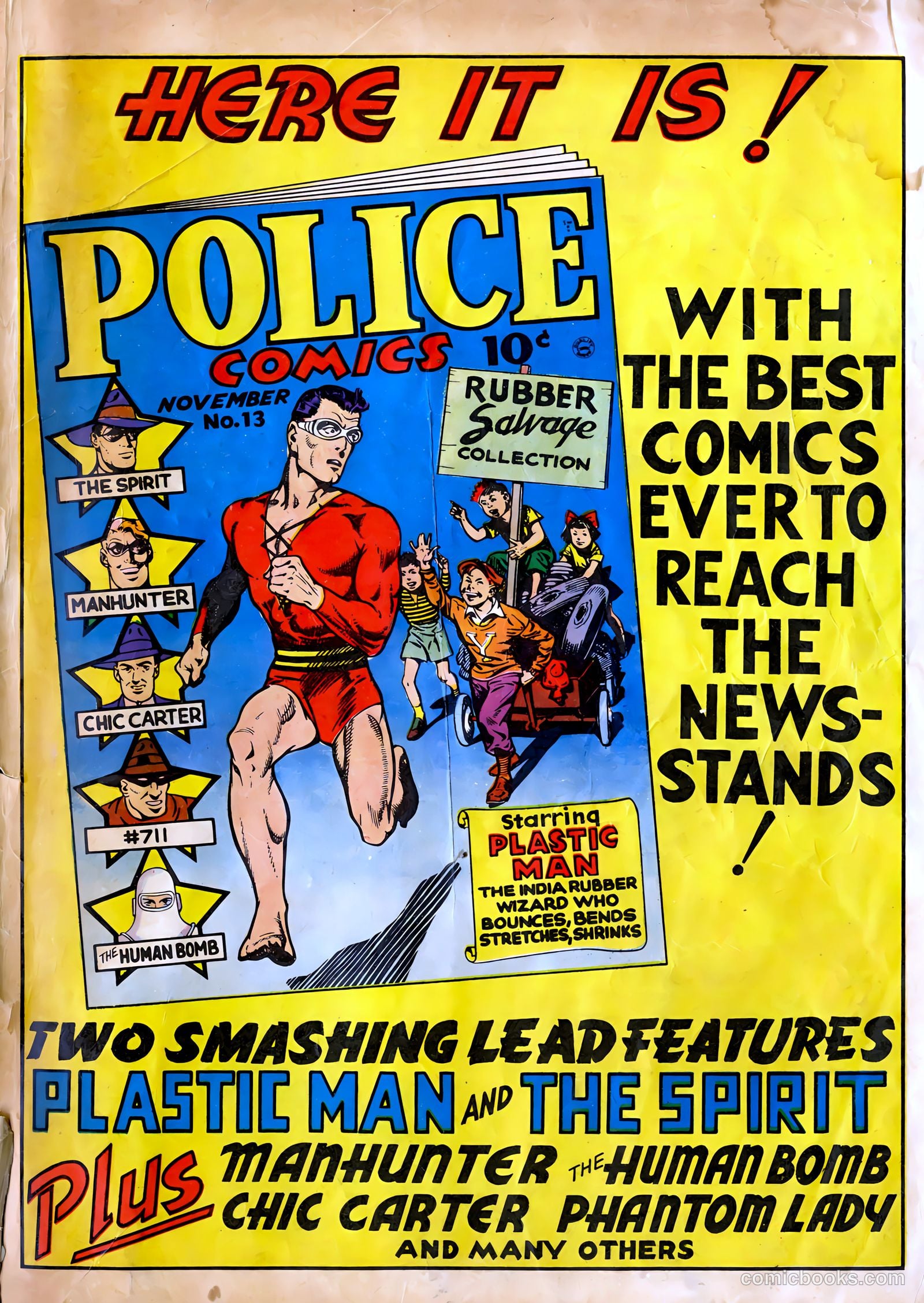 Police Comics #13 (1942) — page 67 of 68