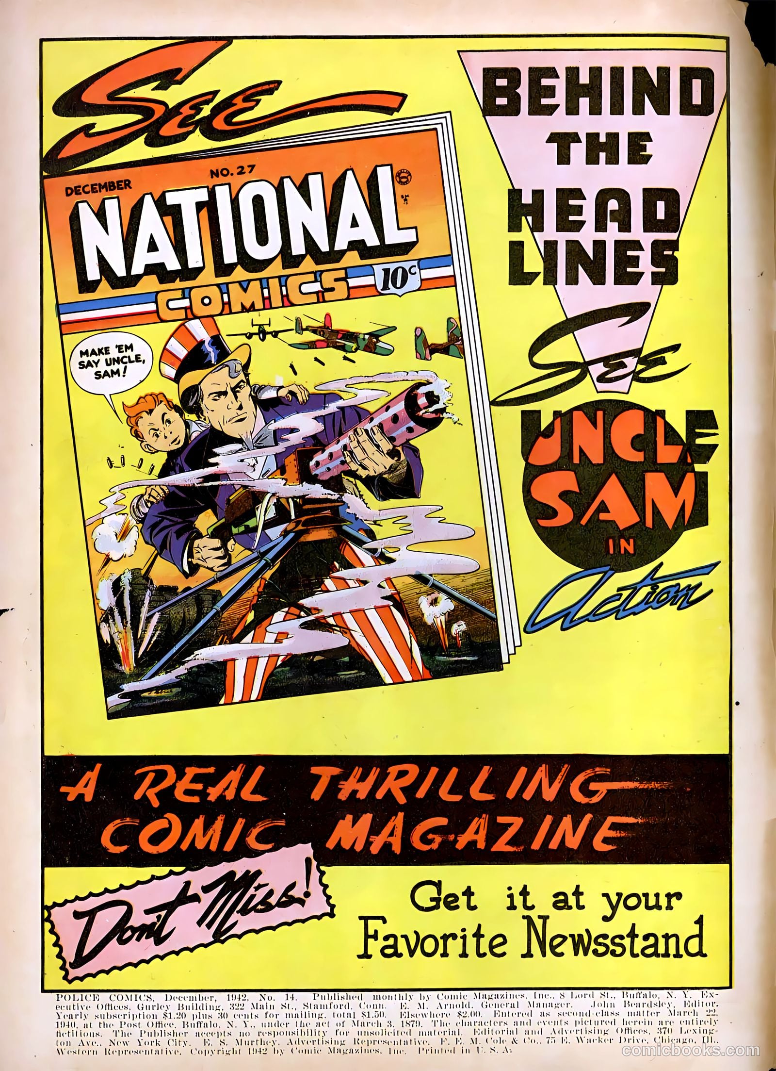Police Comics #14 (1942) — page 2 of 68