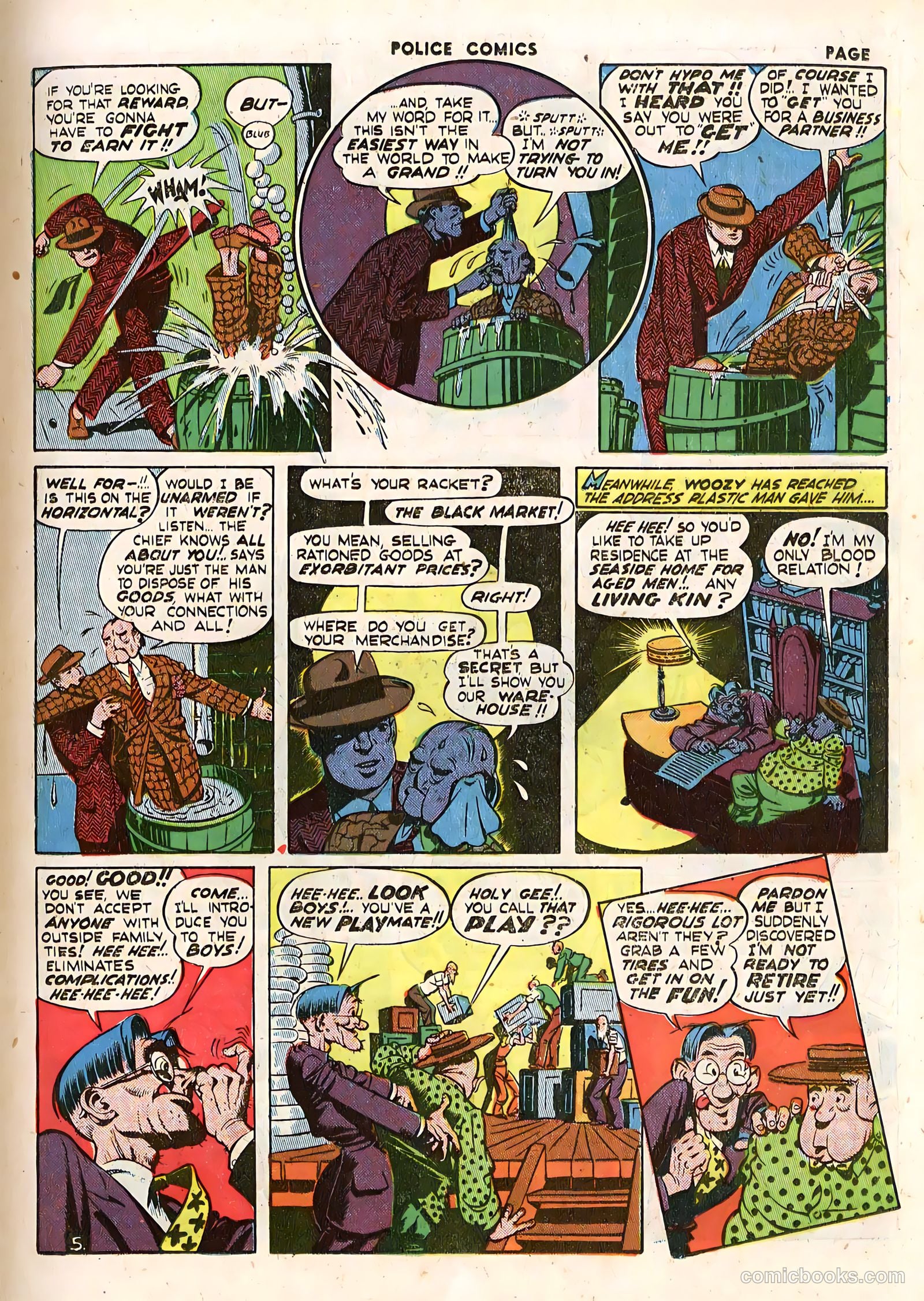 Police Comics #14 (1942) — page 7 of 68