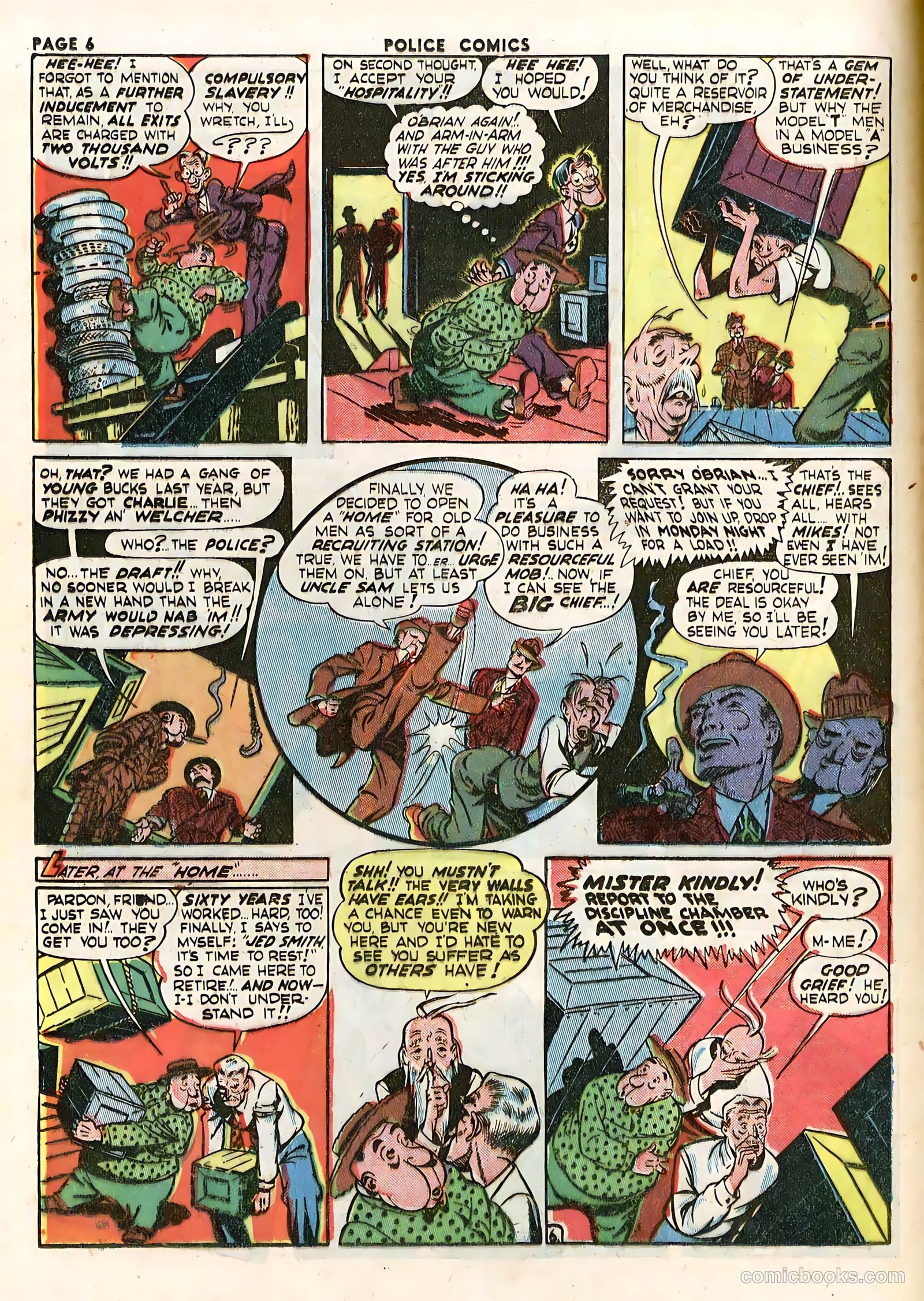Police Comics #14 (1942) — page 8 of 68