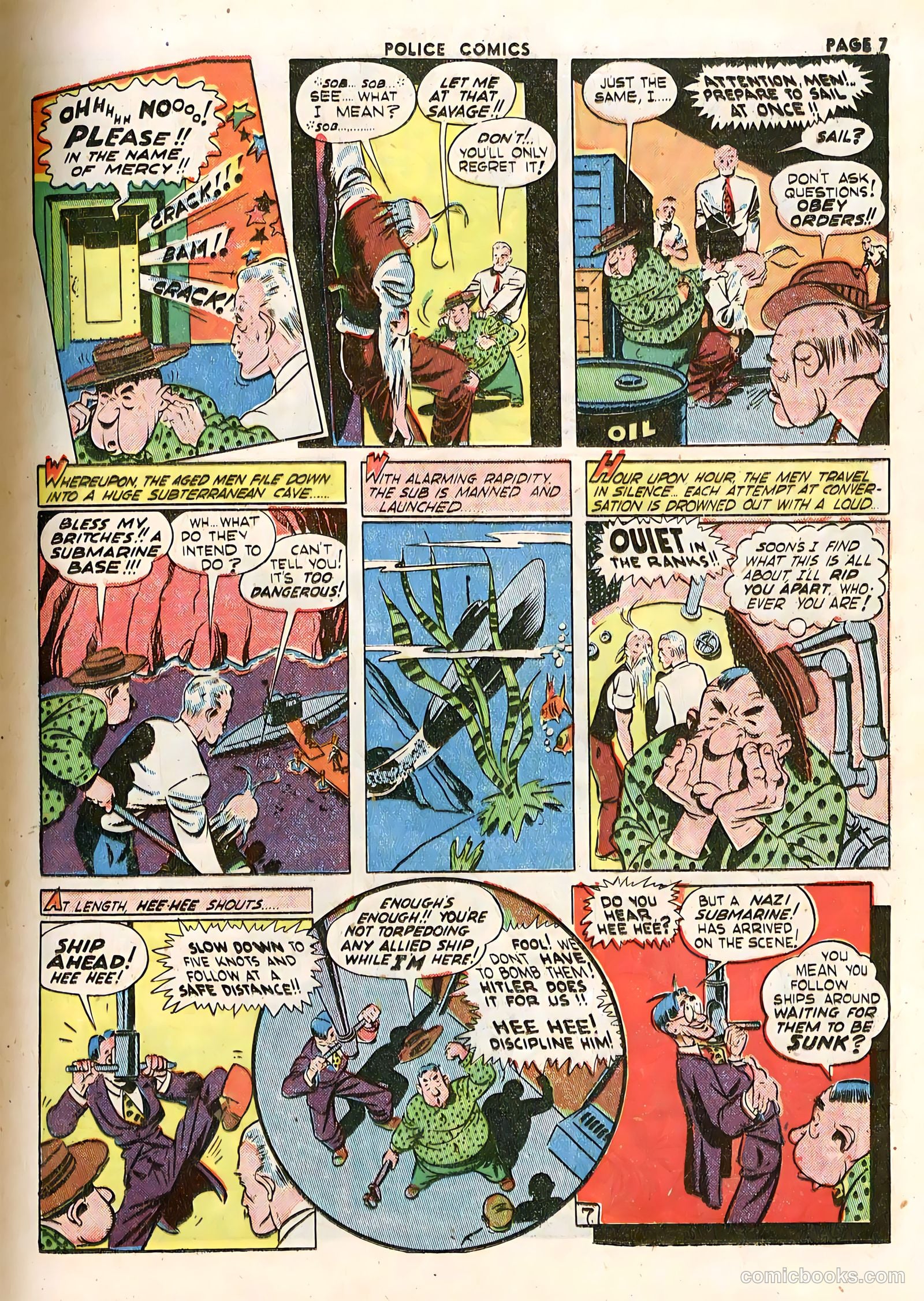 Police Comics #14 (1942) — page 9 of 68