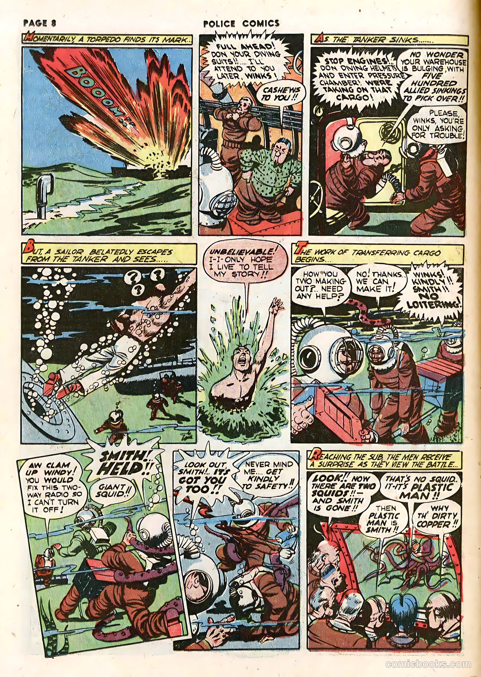 Police Comics #14 (1942) — page 10 of 68