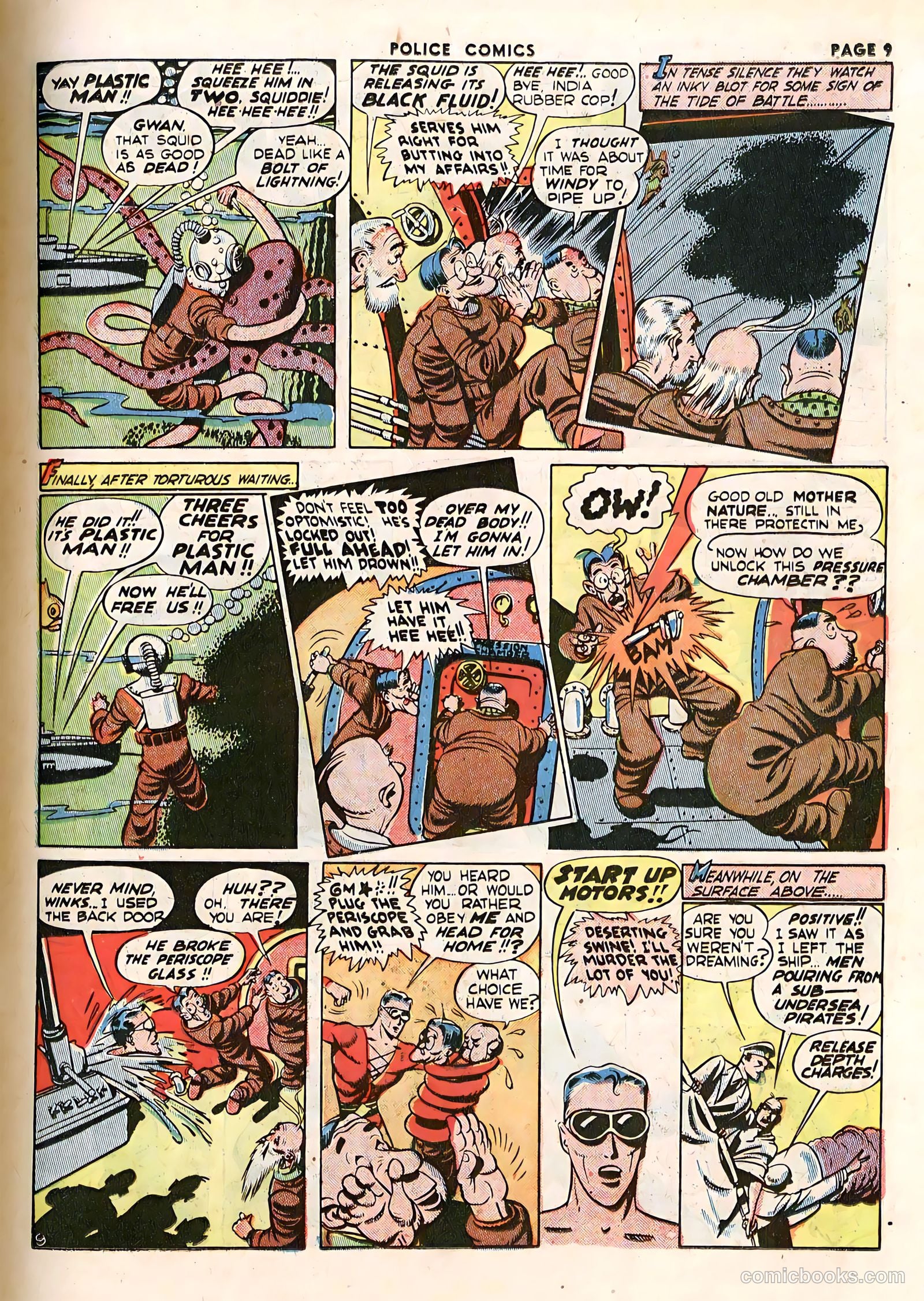 Police Comics #14 (1942) — page 11 of 68