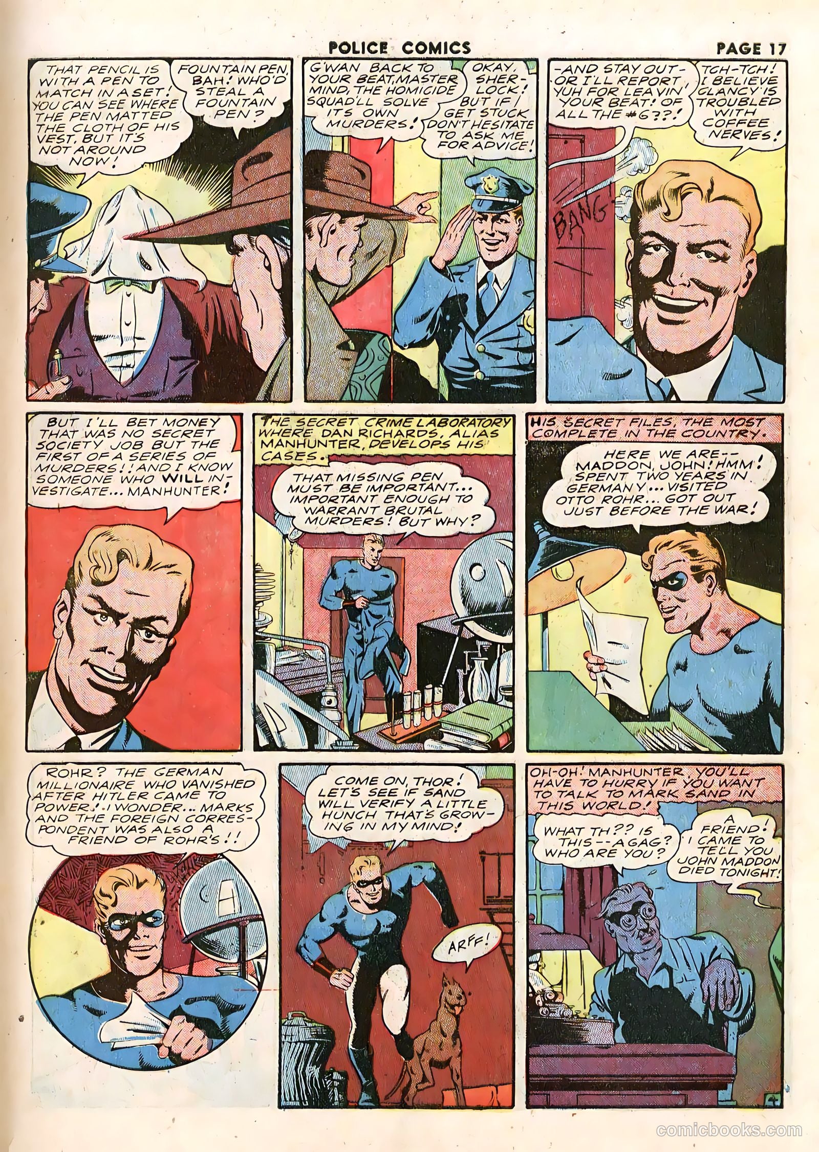 Police Comics #14 (1942) — page 19 of 68