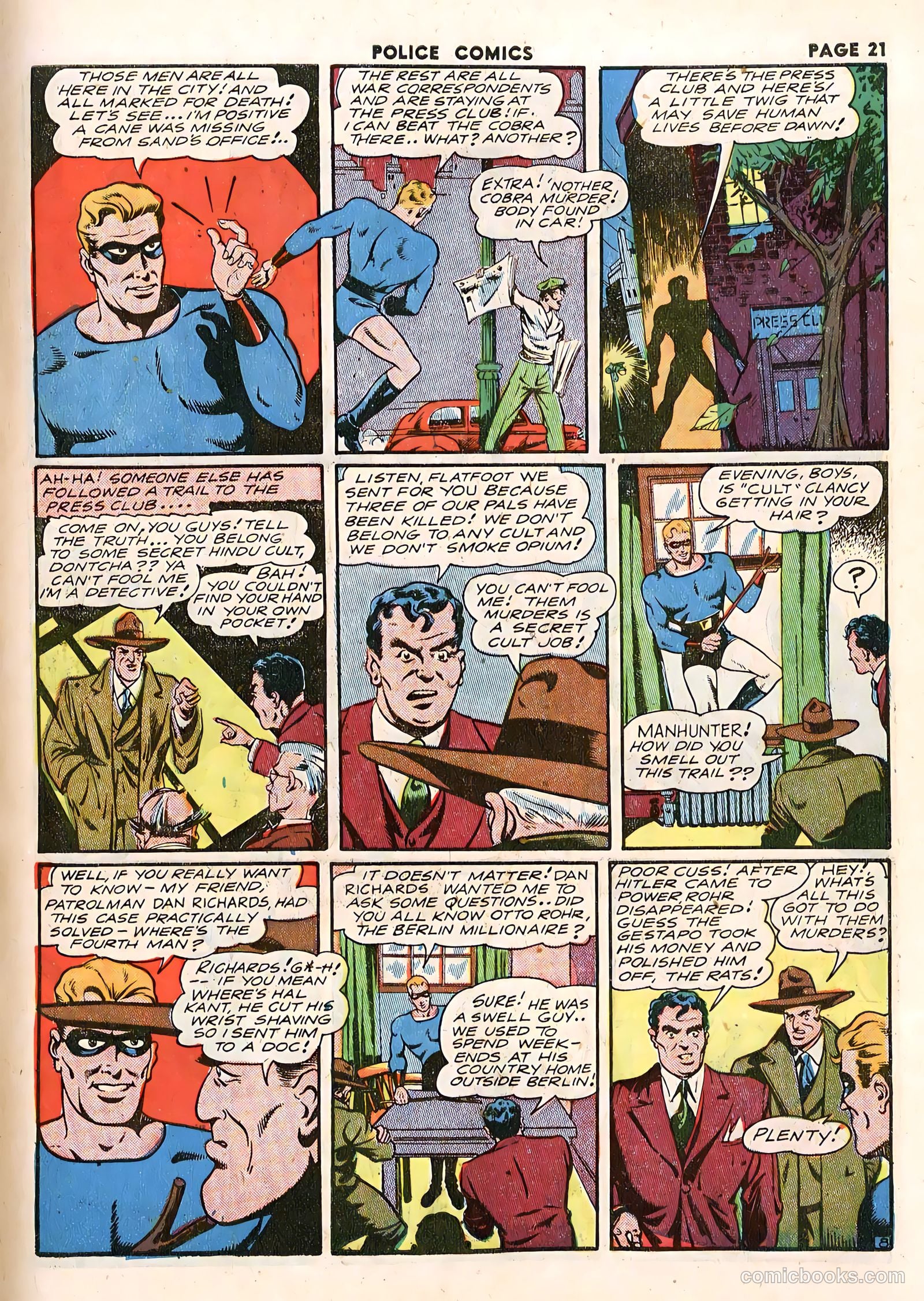 Police Comics #14 (1942) — page 23 of 68