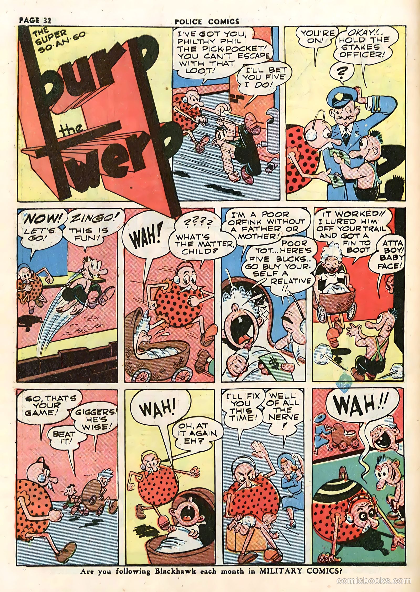 Police Comics #14 (1942) — page 34 of 68