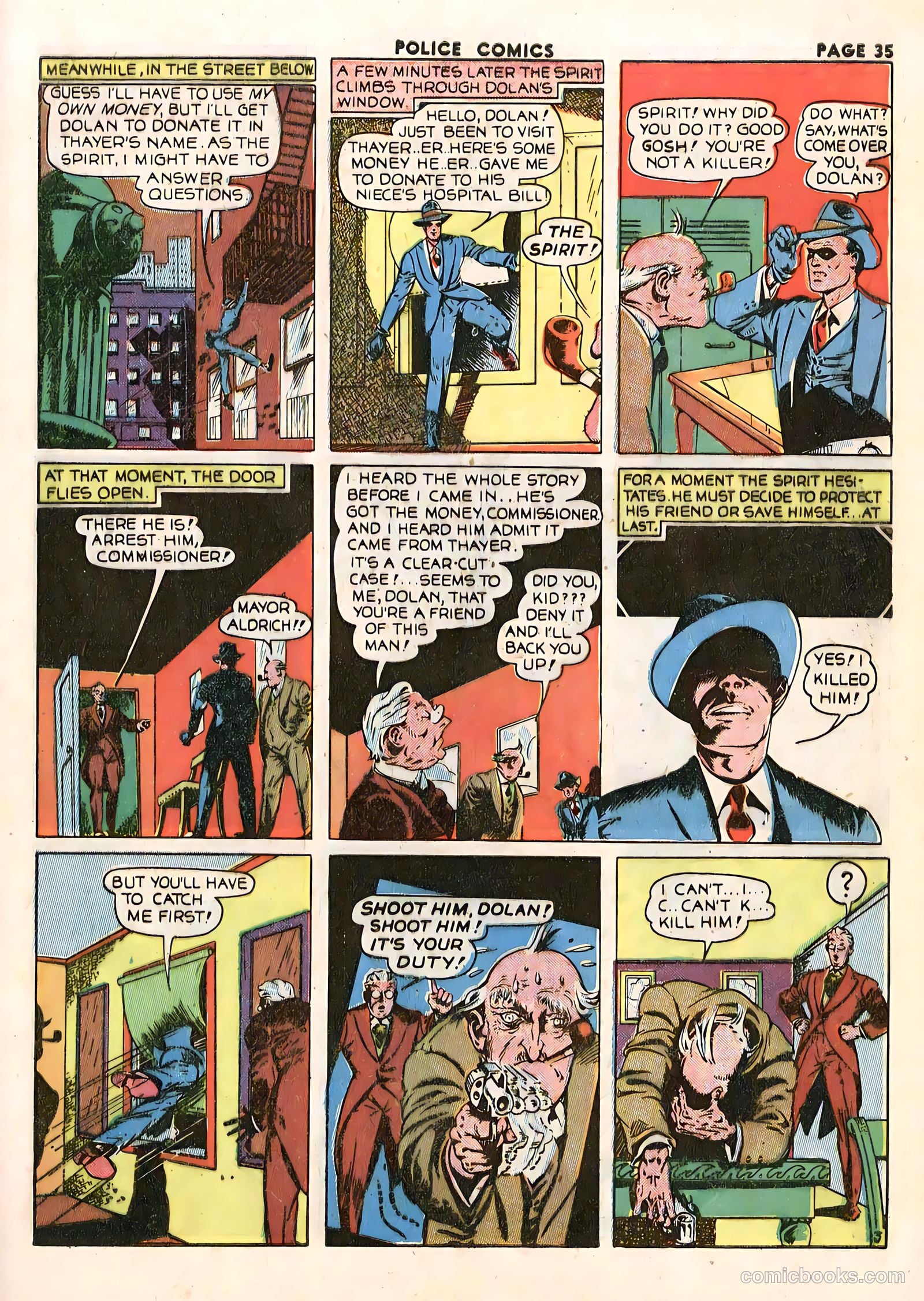 Police Comics #14 (1942) — page 37 of 68