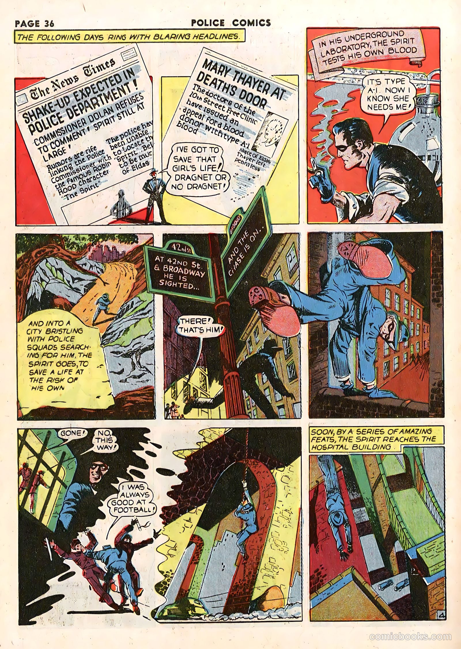 Police Comics #14 (1942) — page 38 of 68
