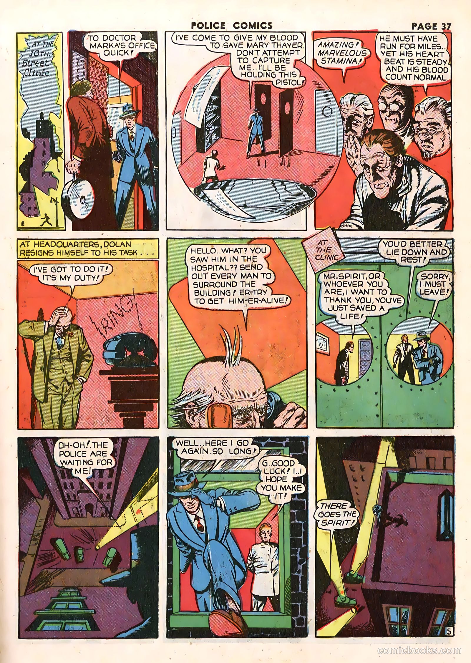 Police Comics #14 (1942) — page 39 of 68