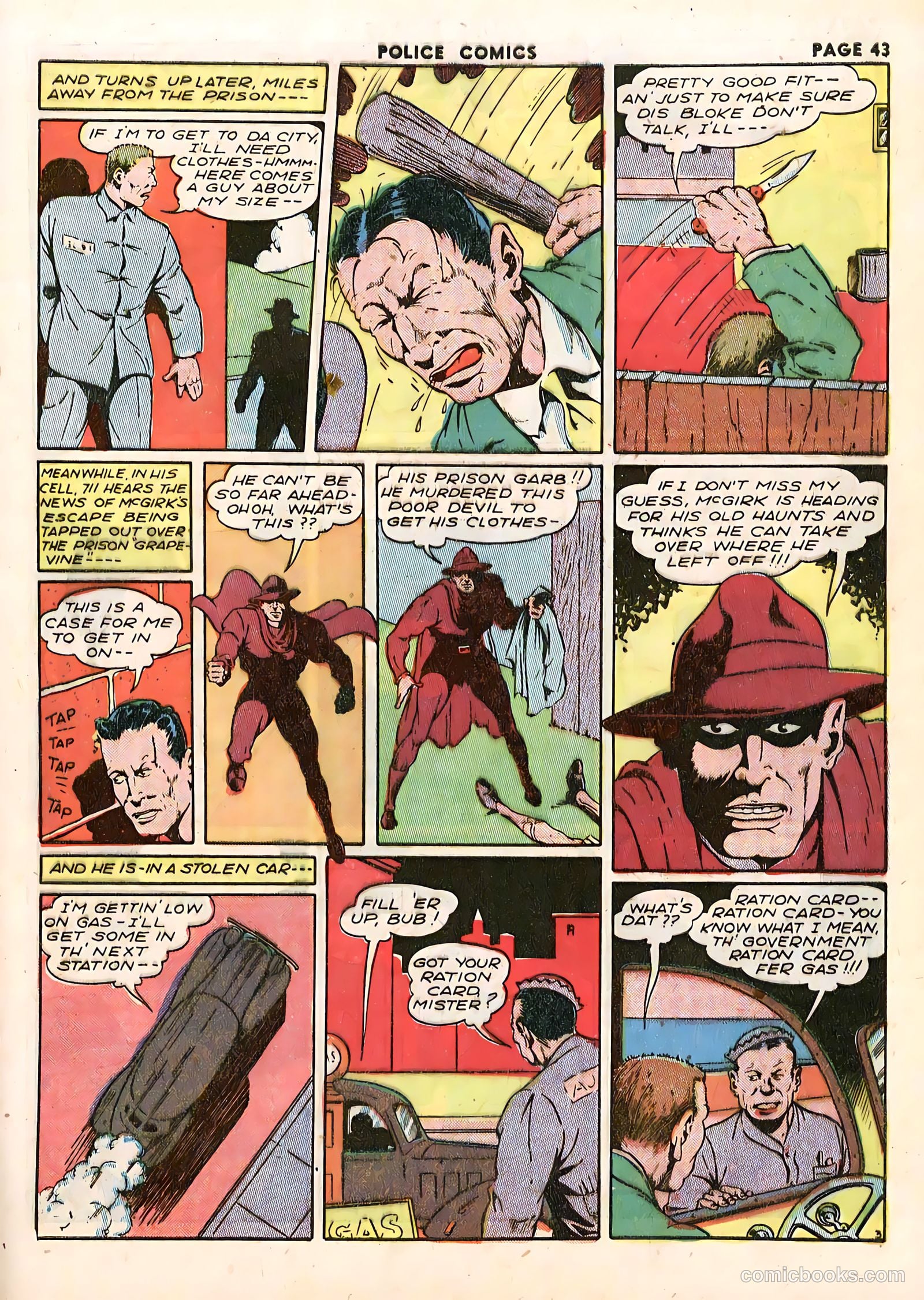 Police Comics #14 (1942) — page 45 of 68