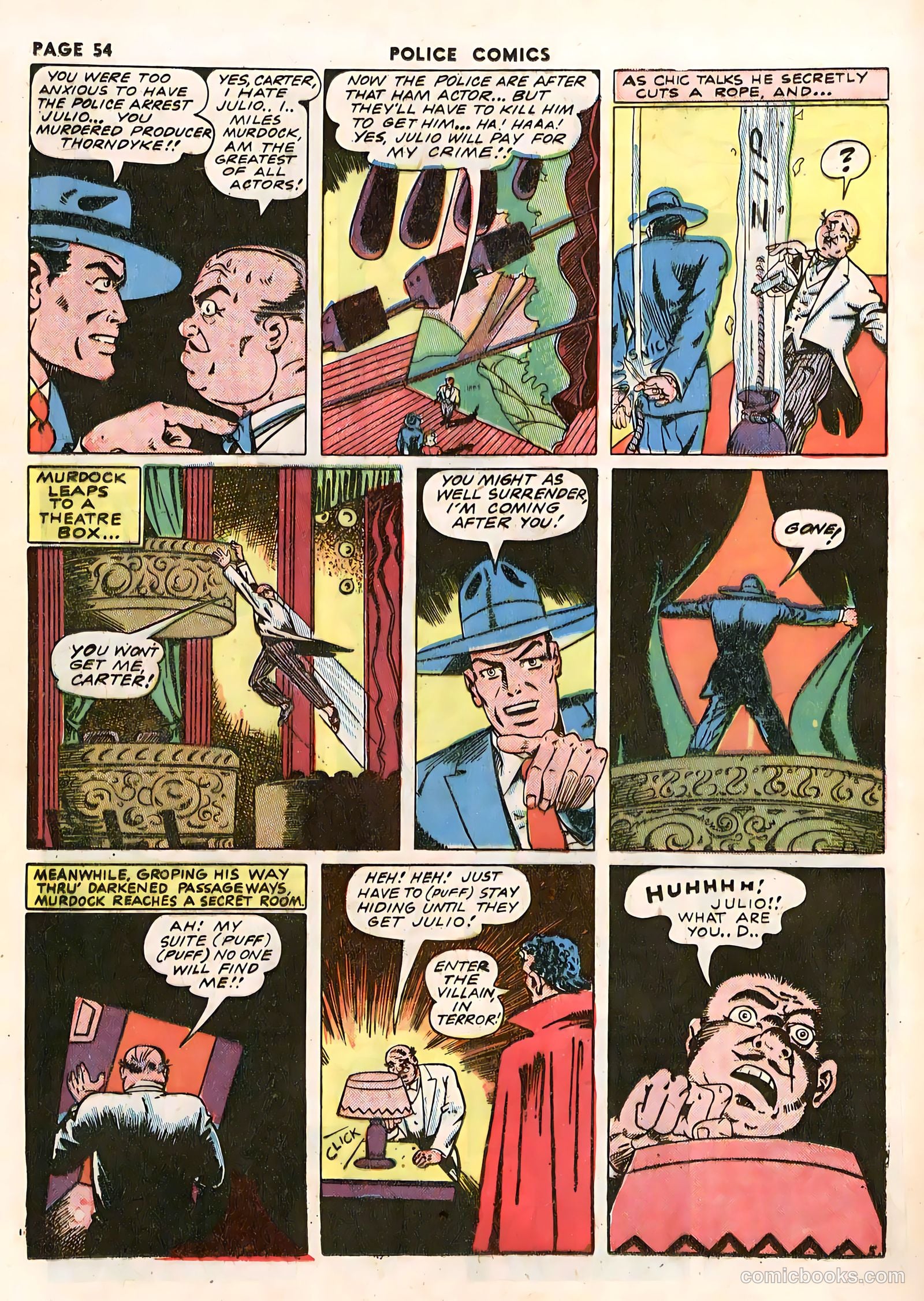 Police Comics #14 (1942) — page 56 of 68
