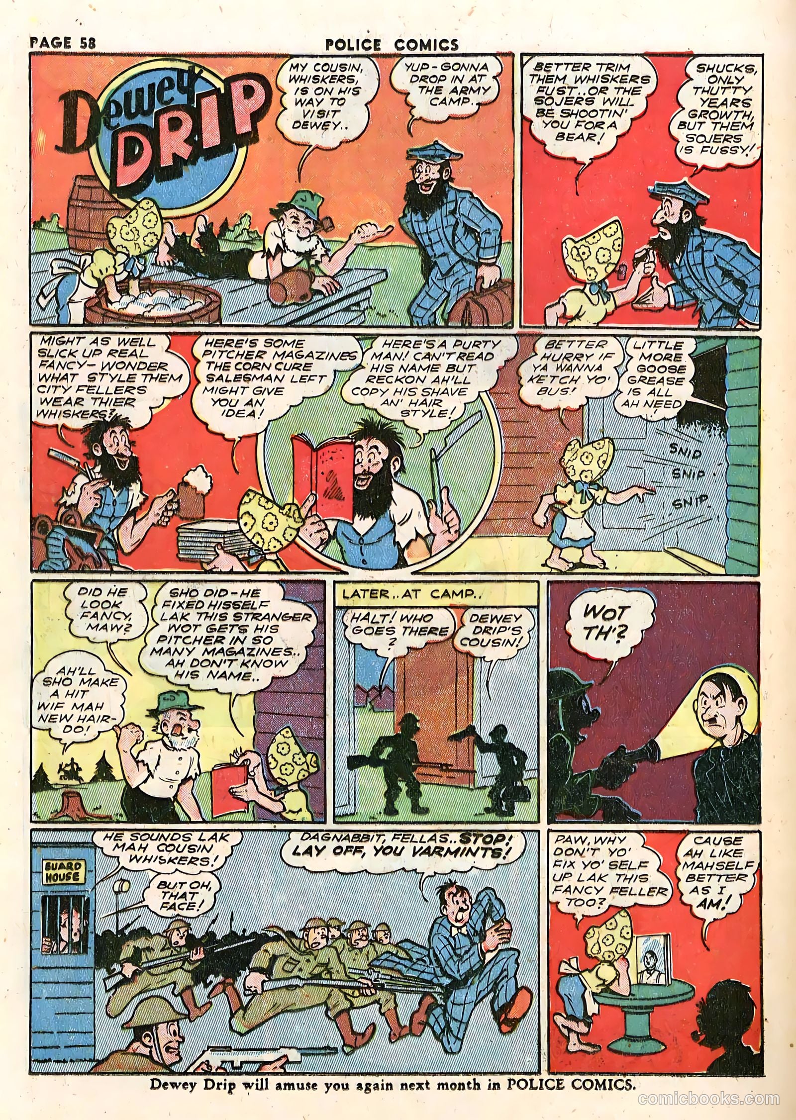 Police Comics #14 (1942) — page 60 of 68