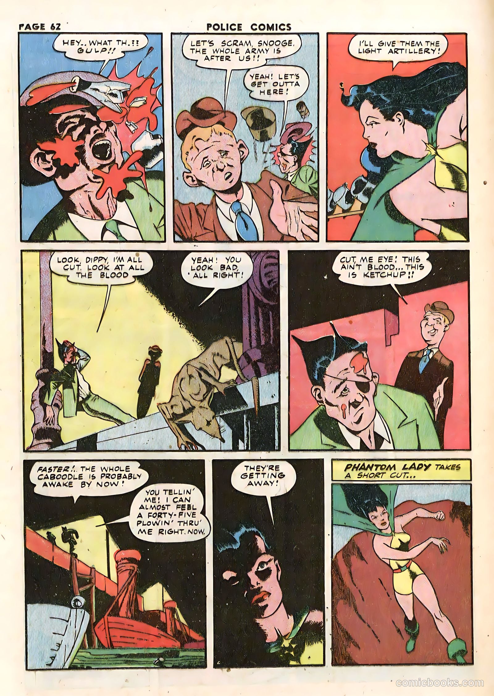 Police Comics #14 (1942) — page 64 of 68