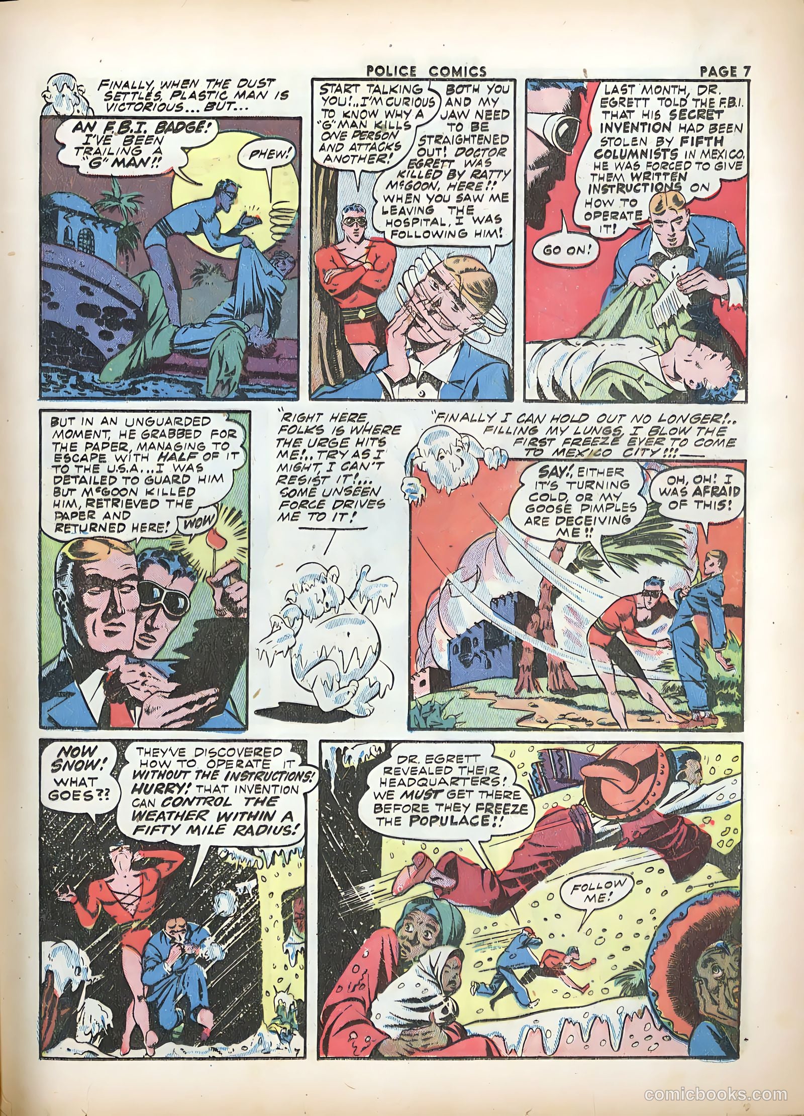 Police Comics #15 (1943) — page 9 of 68