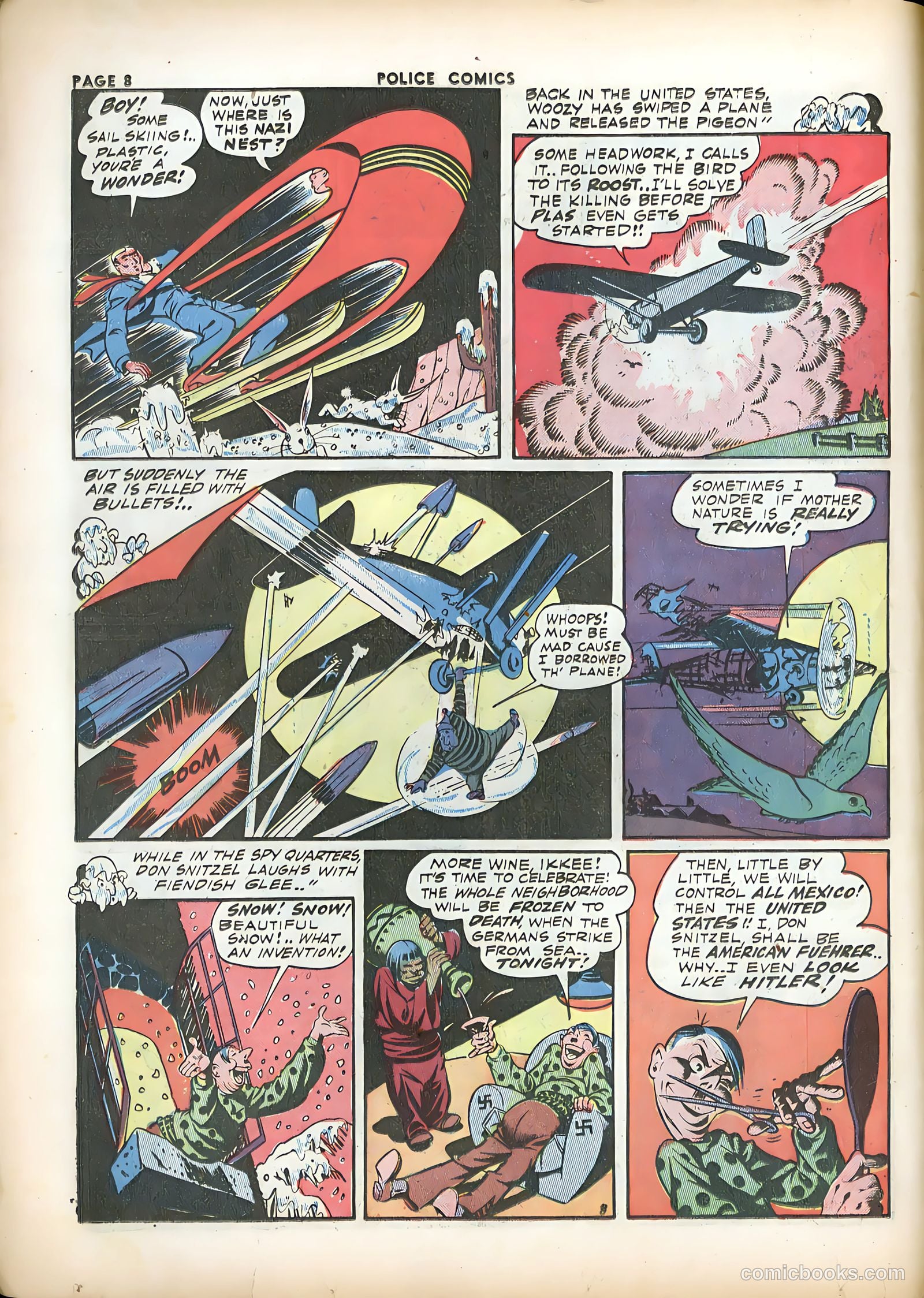 Police Comics #15 (1943) — page 10 of 68