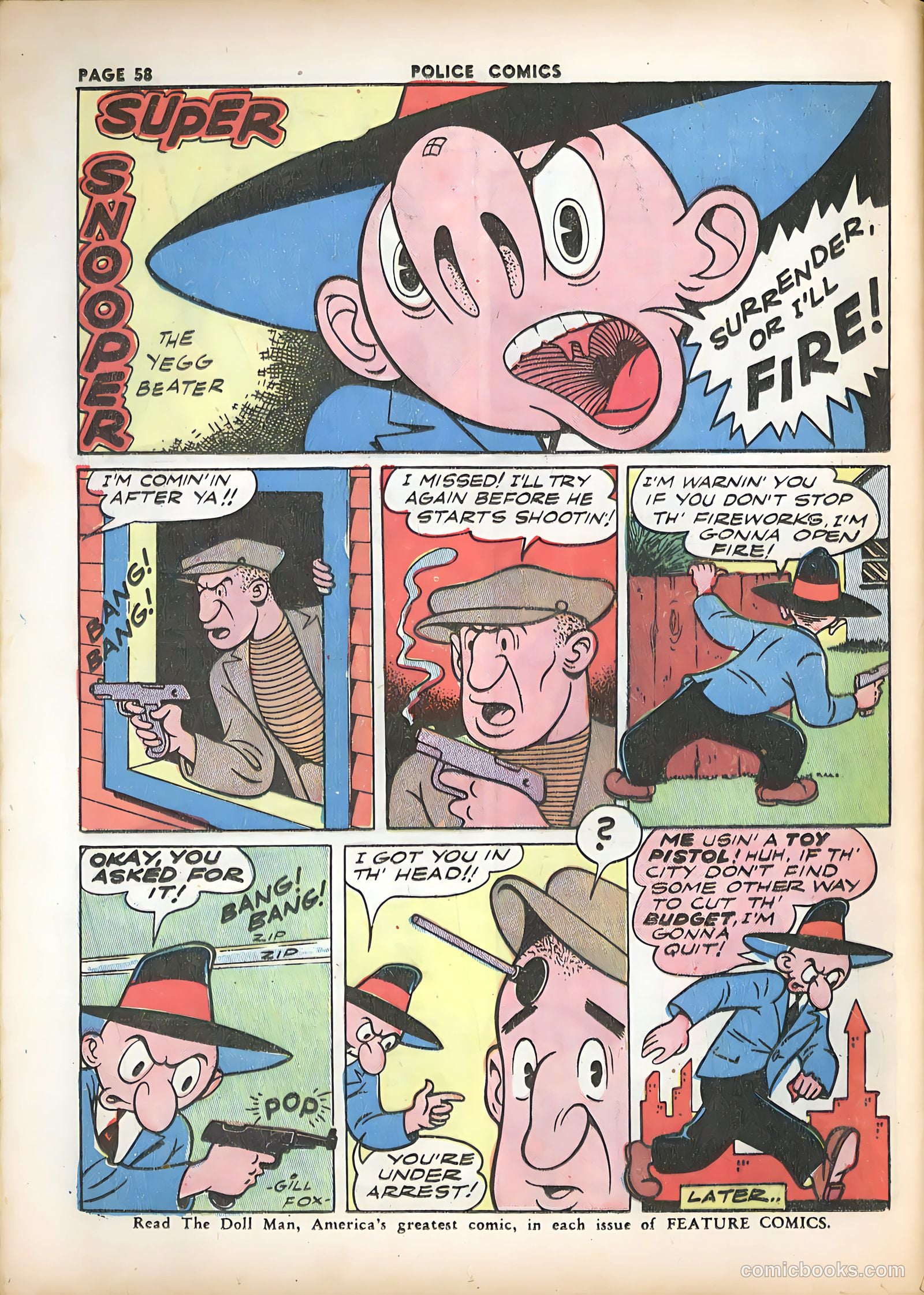Police Comics #15 (1943) — page 60 of 68