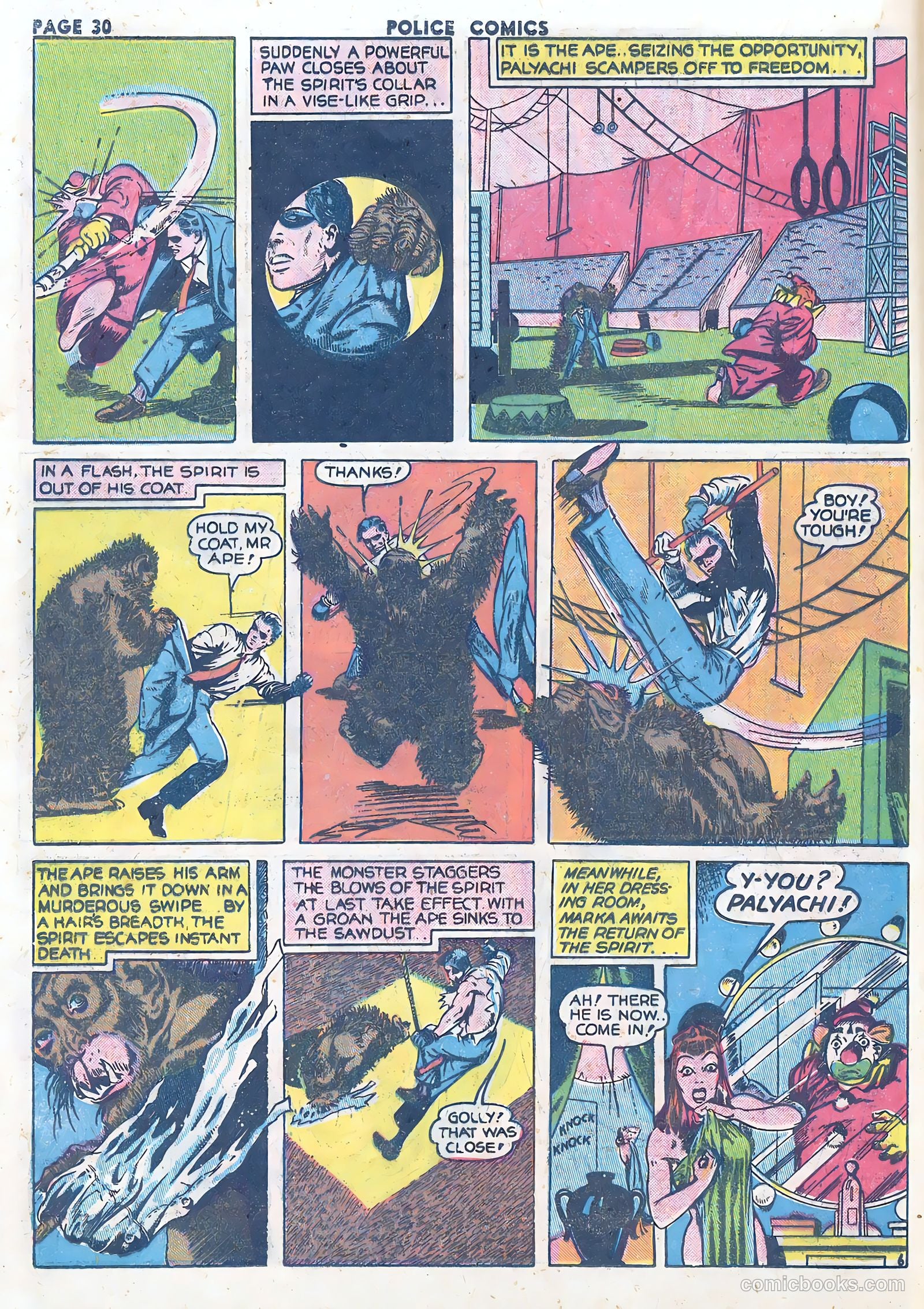 Police Comics #16 (1943) — page 32 of 67