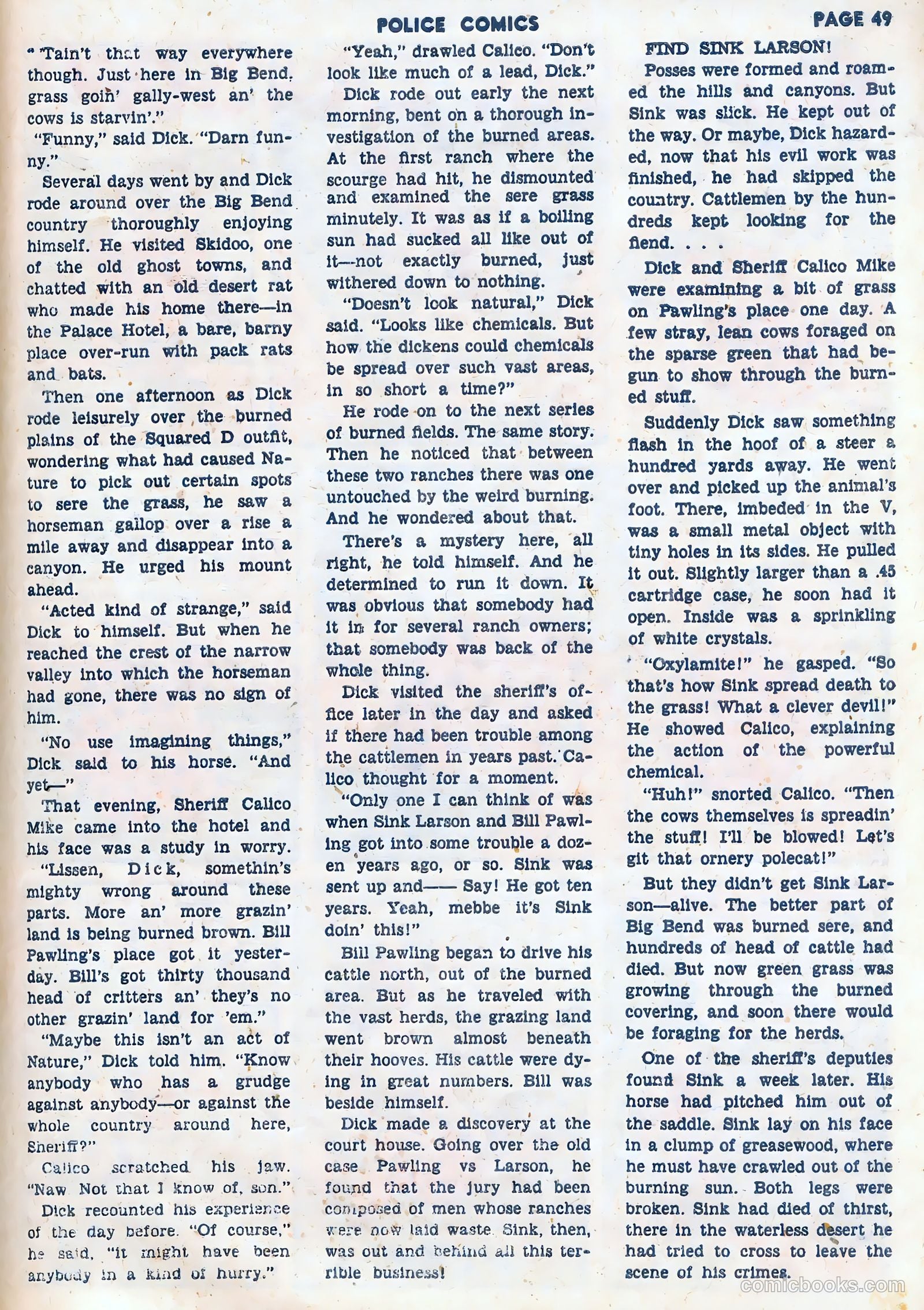 Police Comics #16 (1943) — page 50 of 67