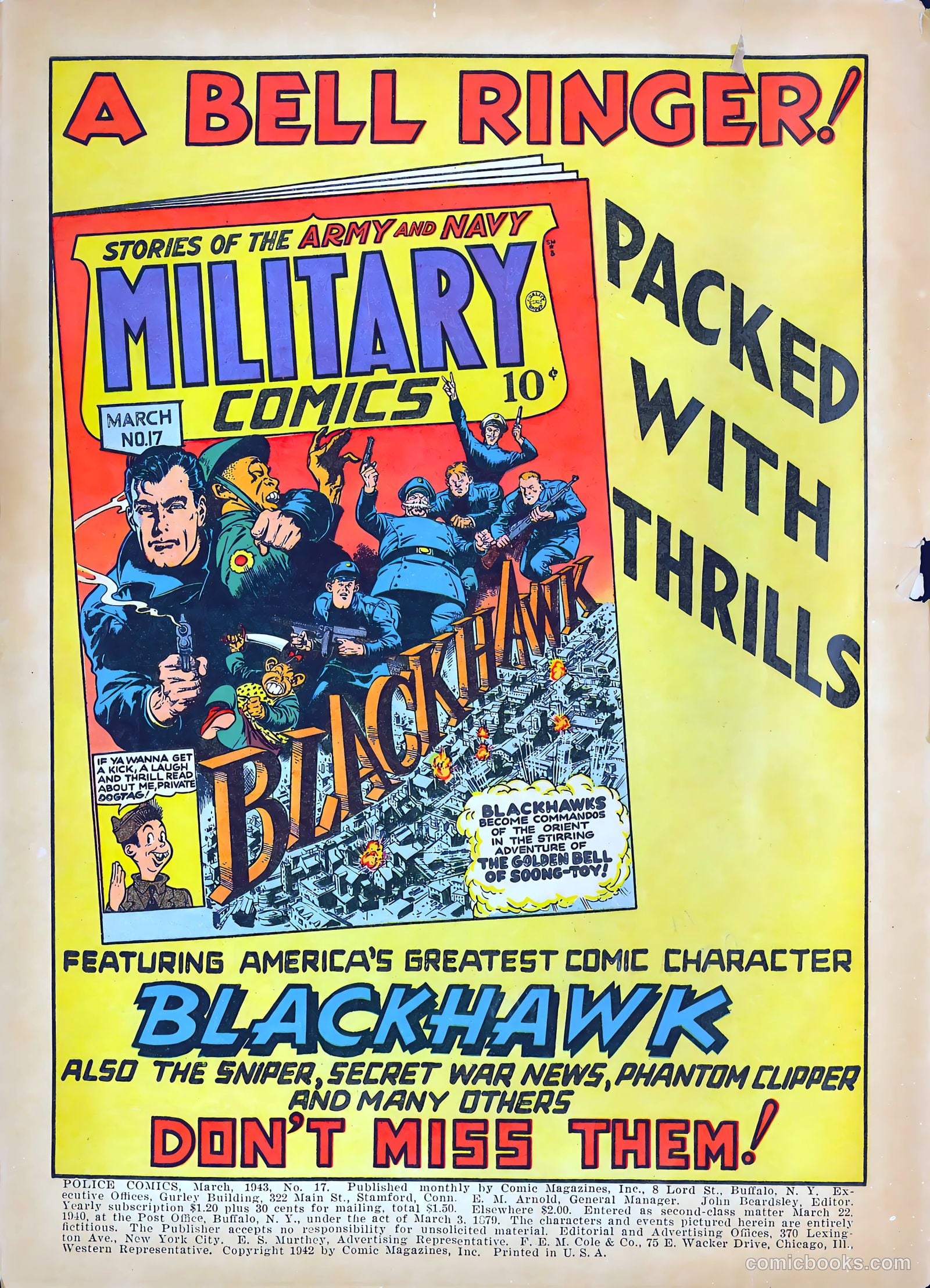 Police Comics #17 (1943) — page 2 of 68