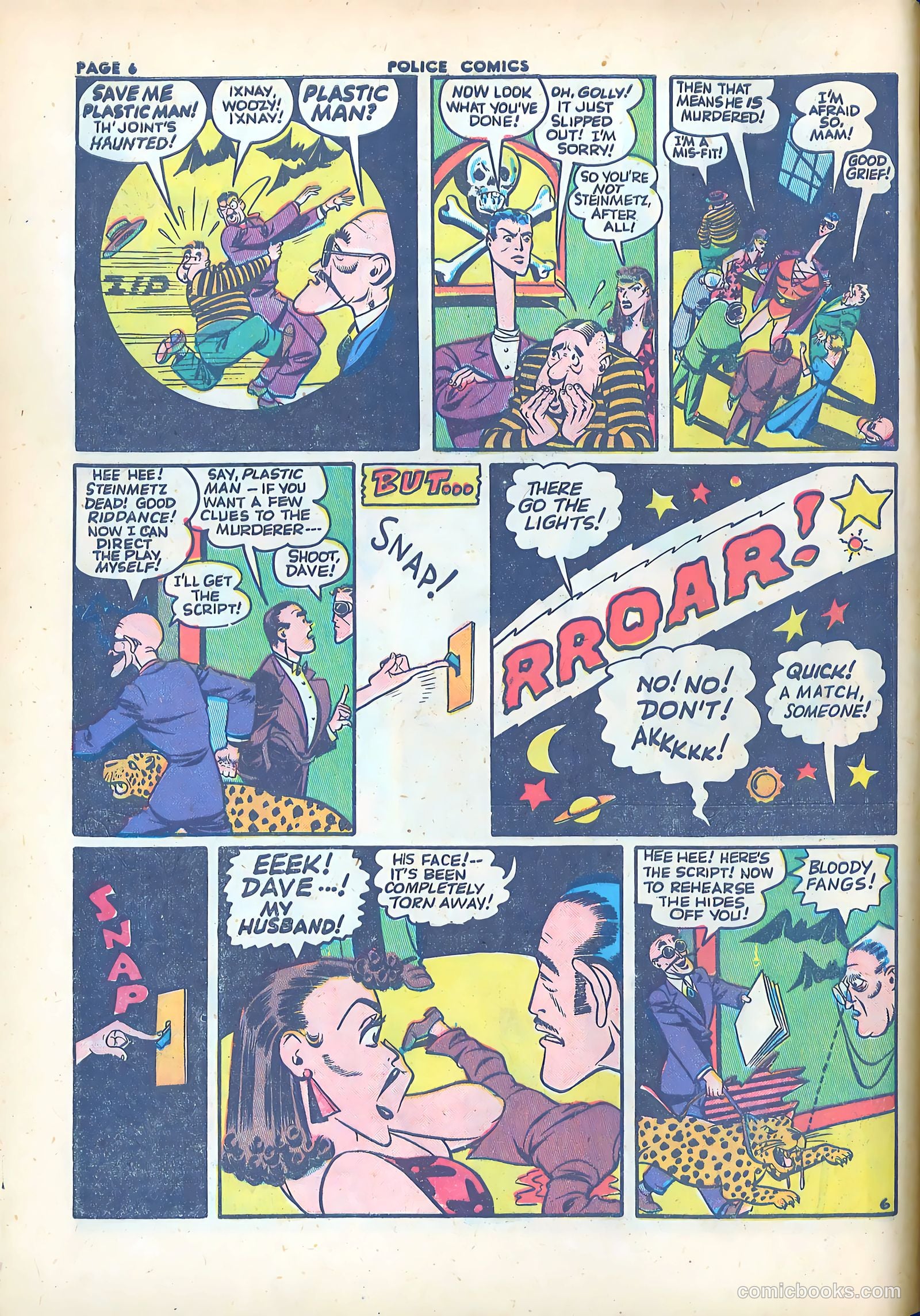 Police Comics #17 (1943) — page 8 of 68