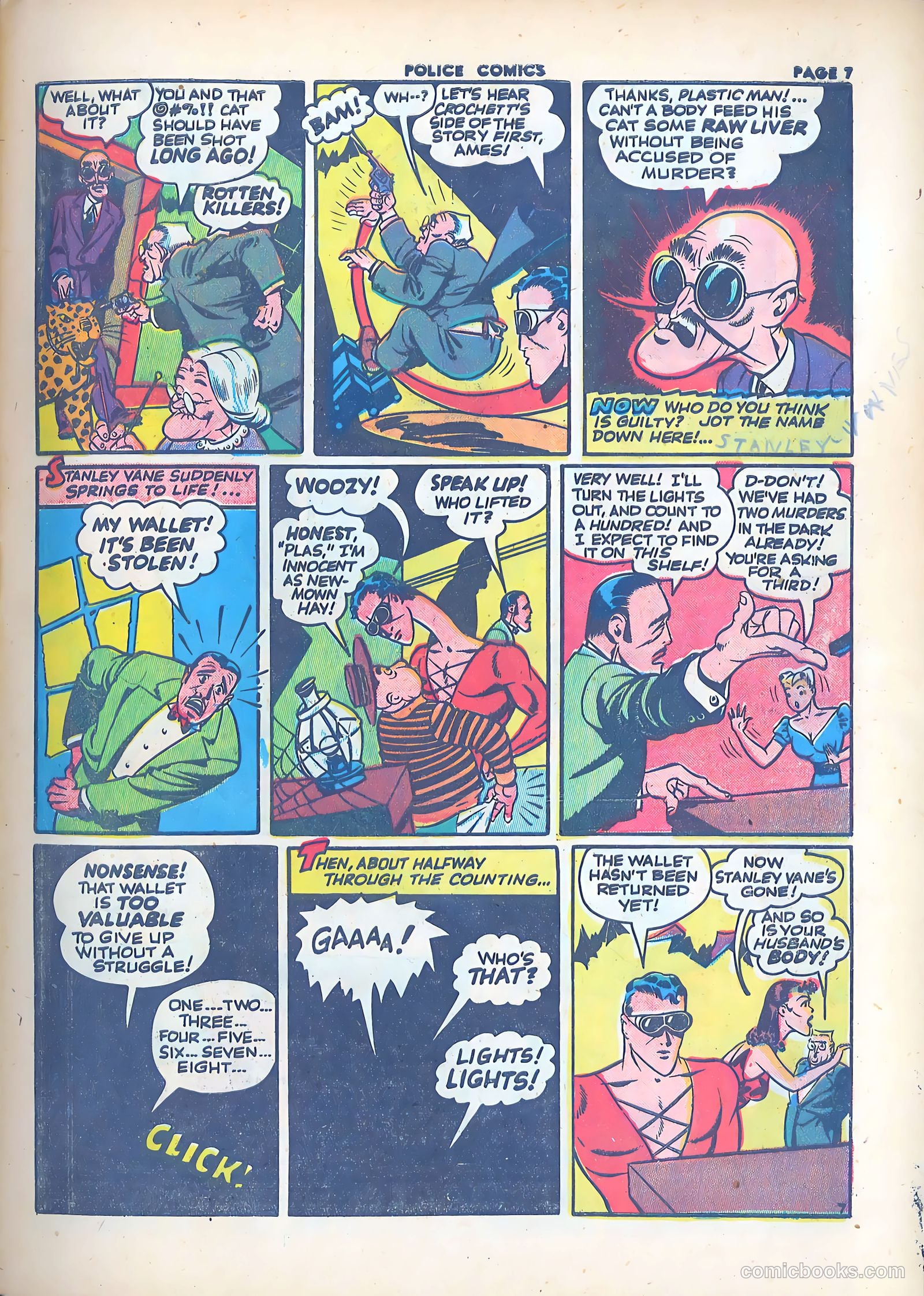 Police Comics #17 (1943) — page 9 of 68
