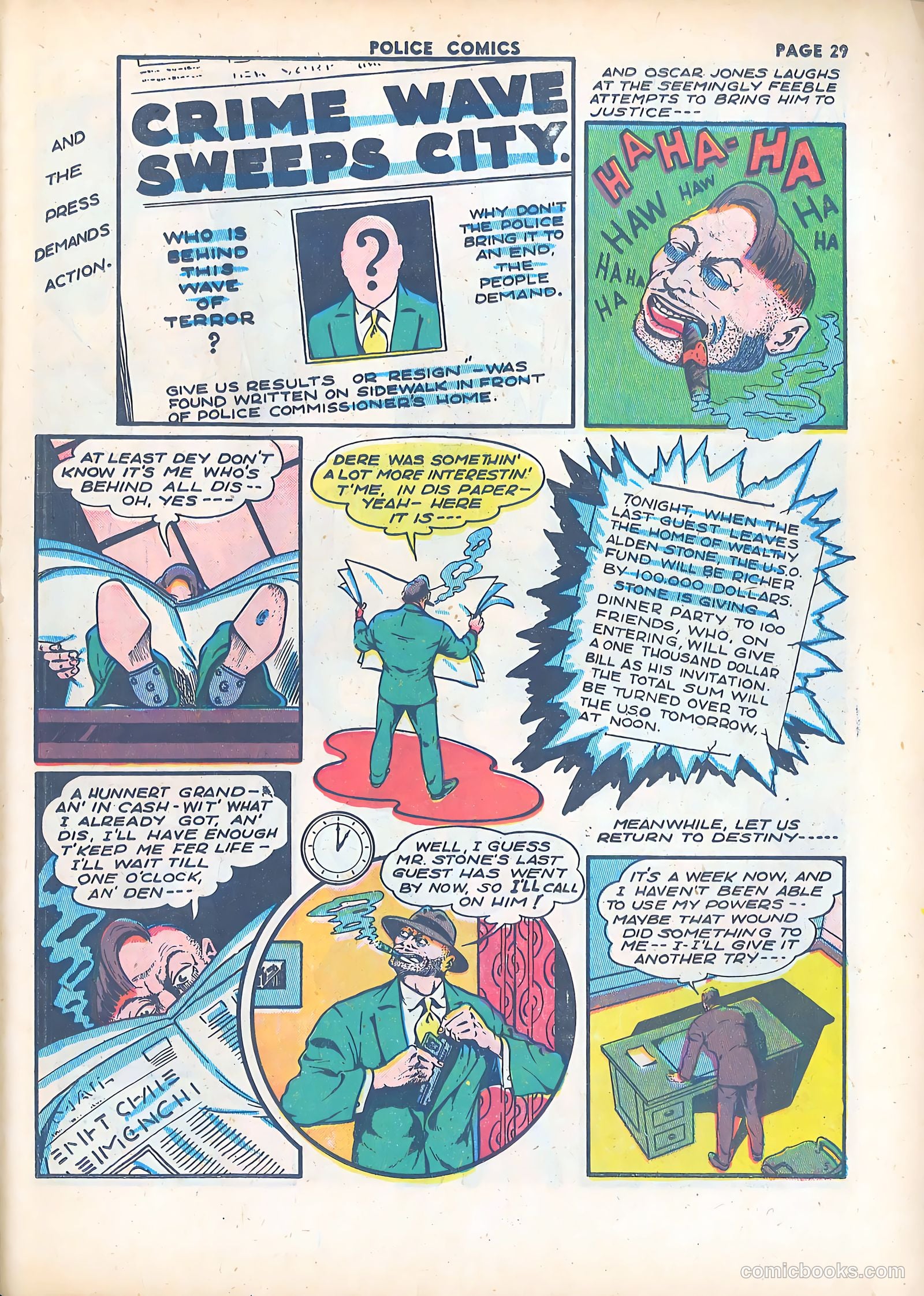 Police Comics #17 (1943) — page 31 of 68