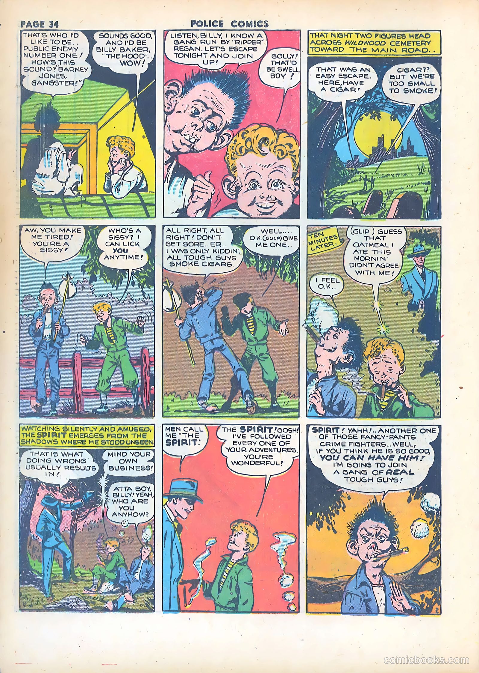Police Comics #17 (1943) — page 36 of 68