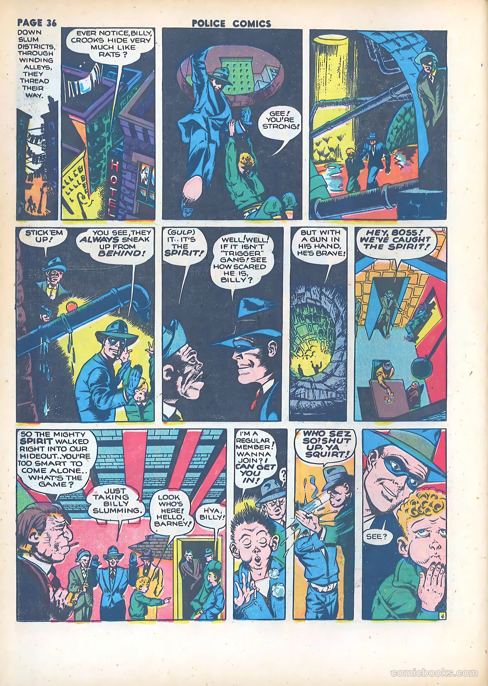 Police Comics #17 (1943) — page 38 of 68
