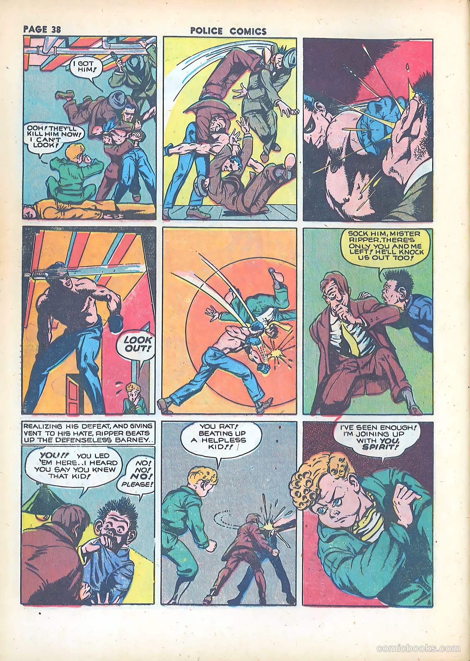 Police Comics #17 (1943) — page 40 of 68