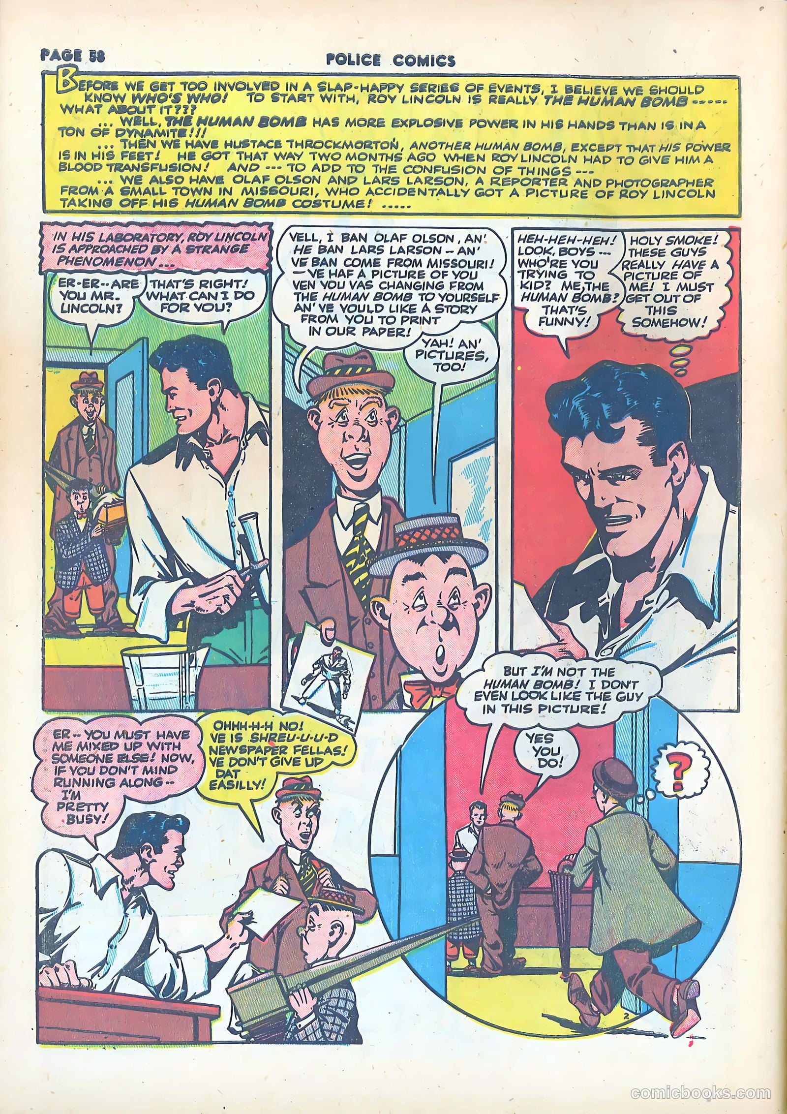 Police Comics #17 (1943) — page 60 of 68