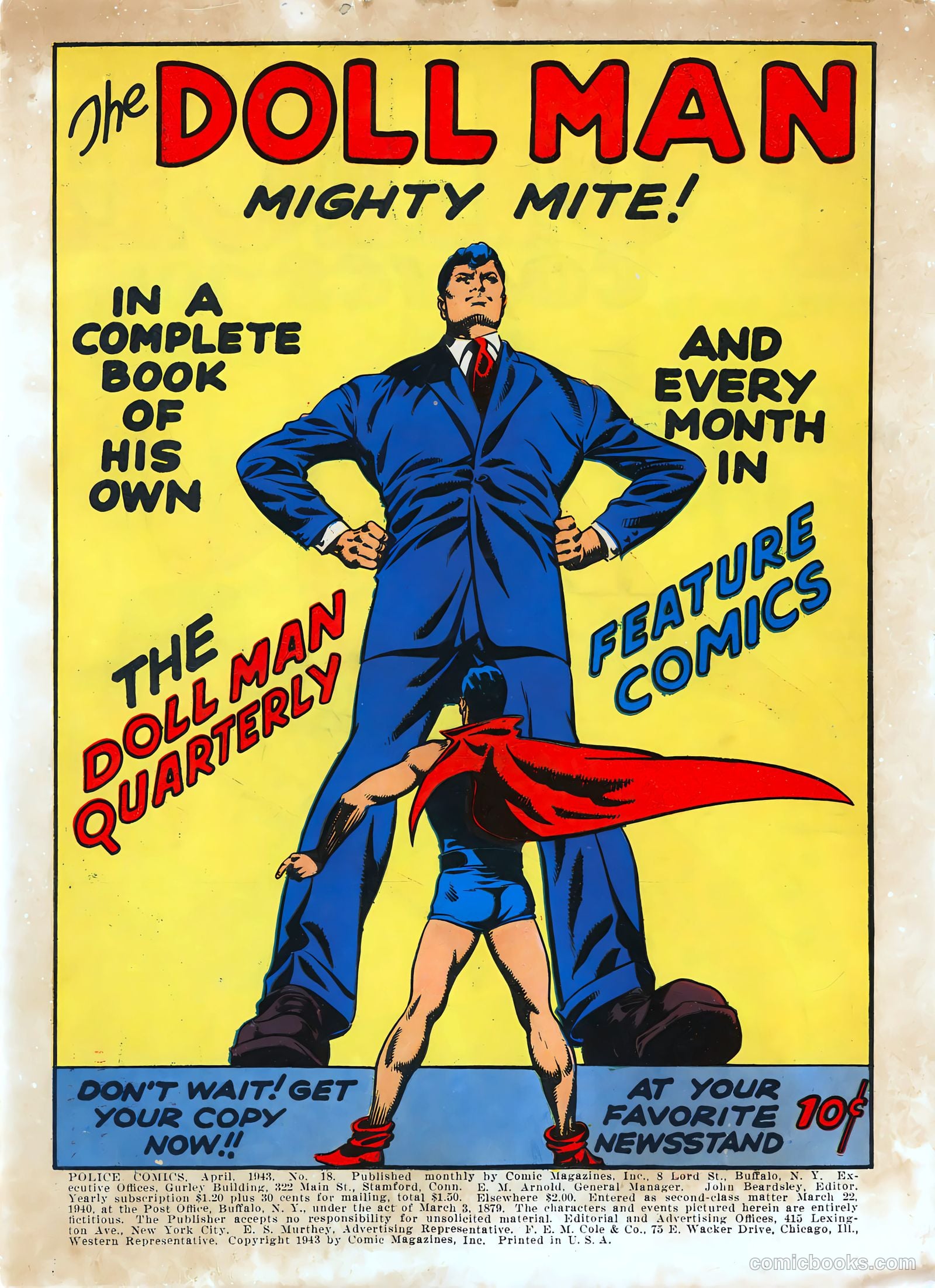 Police Comics #18 (1943) — page 2 of 68