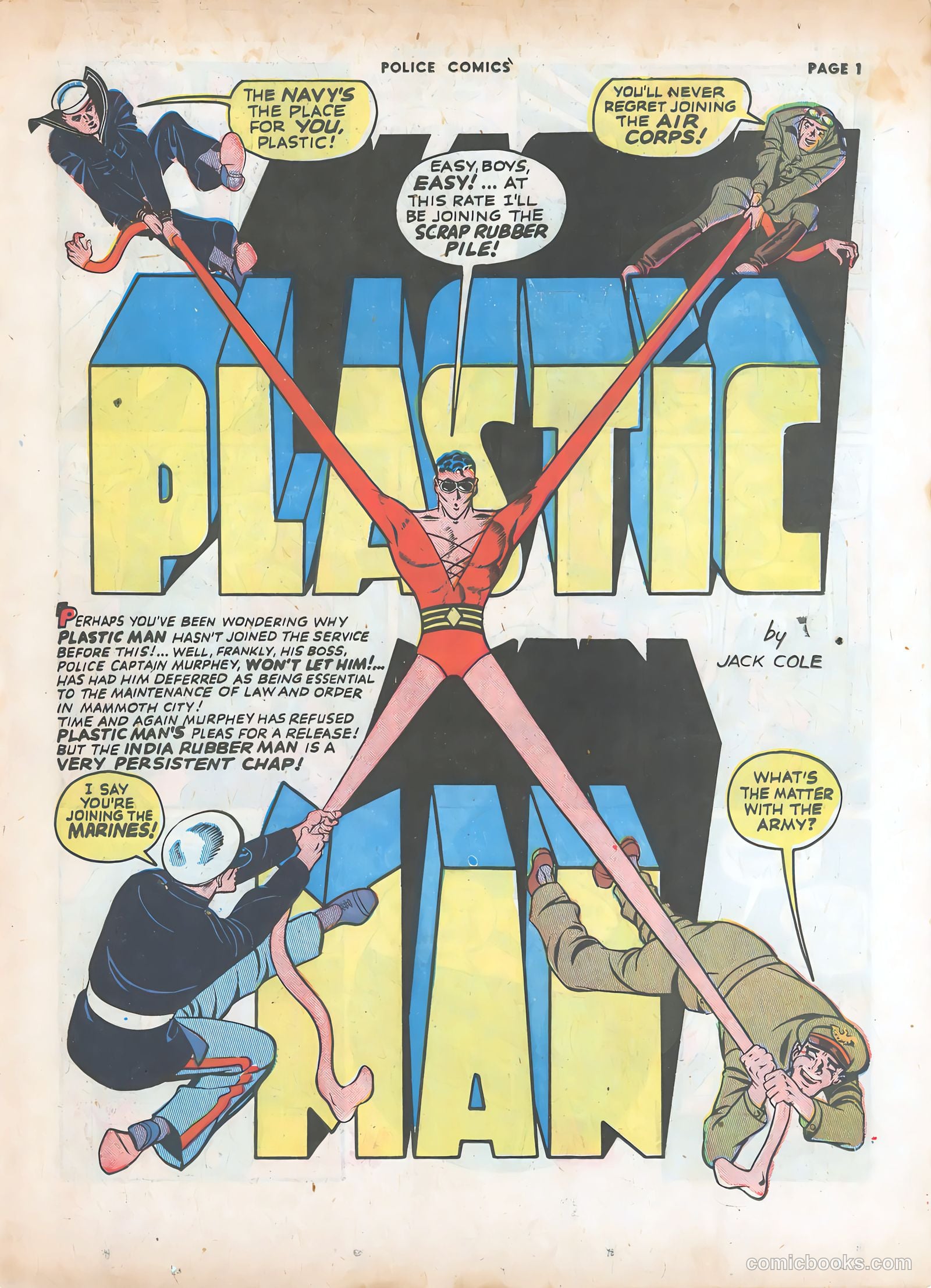 Police Comics #18 (1943) — page 3 of 68