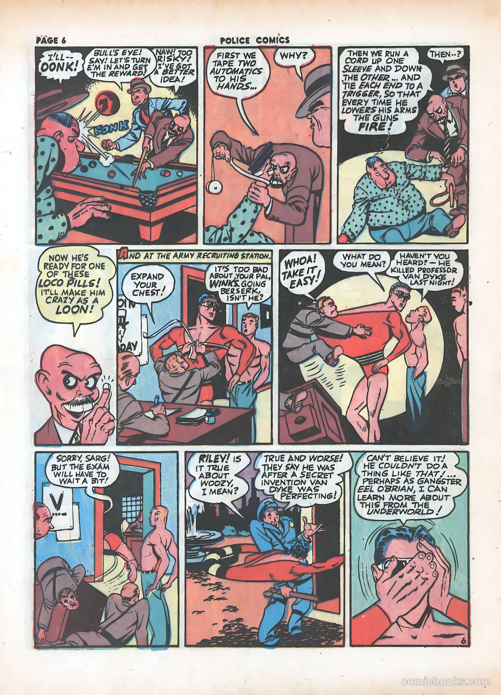 Police Comics #18 (1943) — page 8 of 68