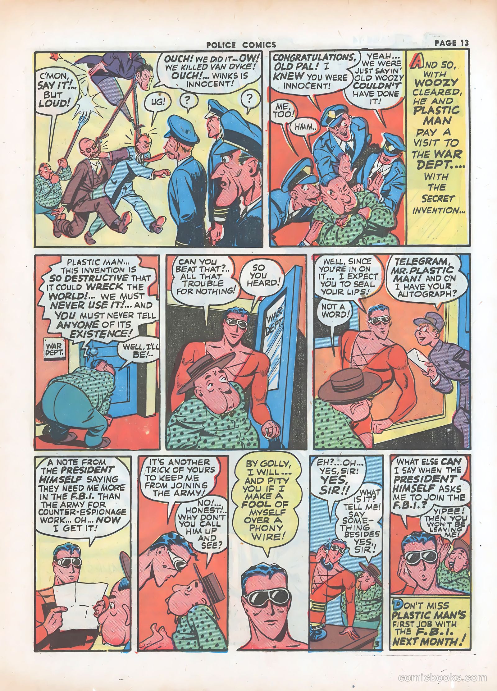 Police Comics #18 (1943) — page 15 of 68