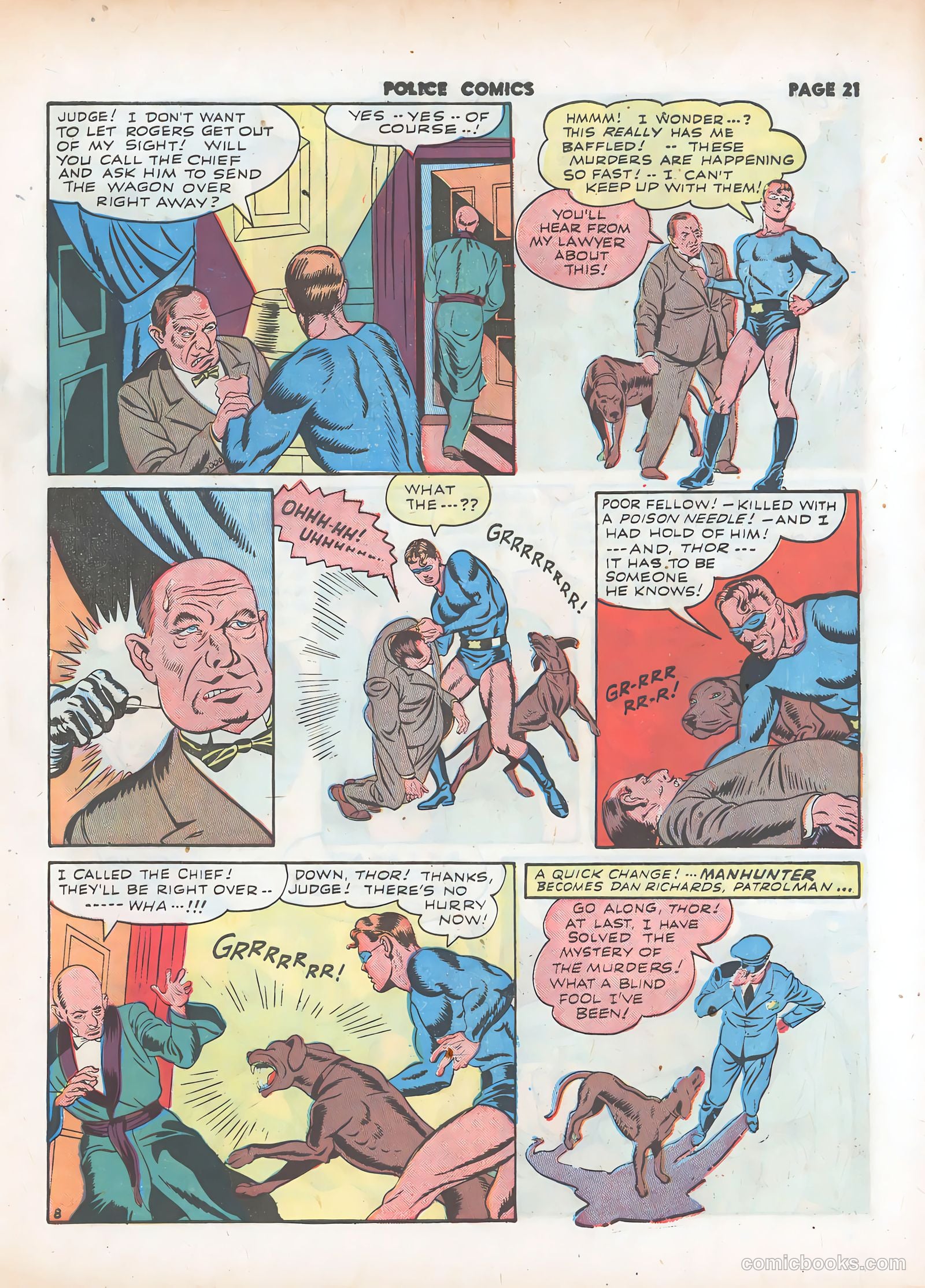 Police Comics #18 (1943) — page 23 of 68